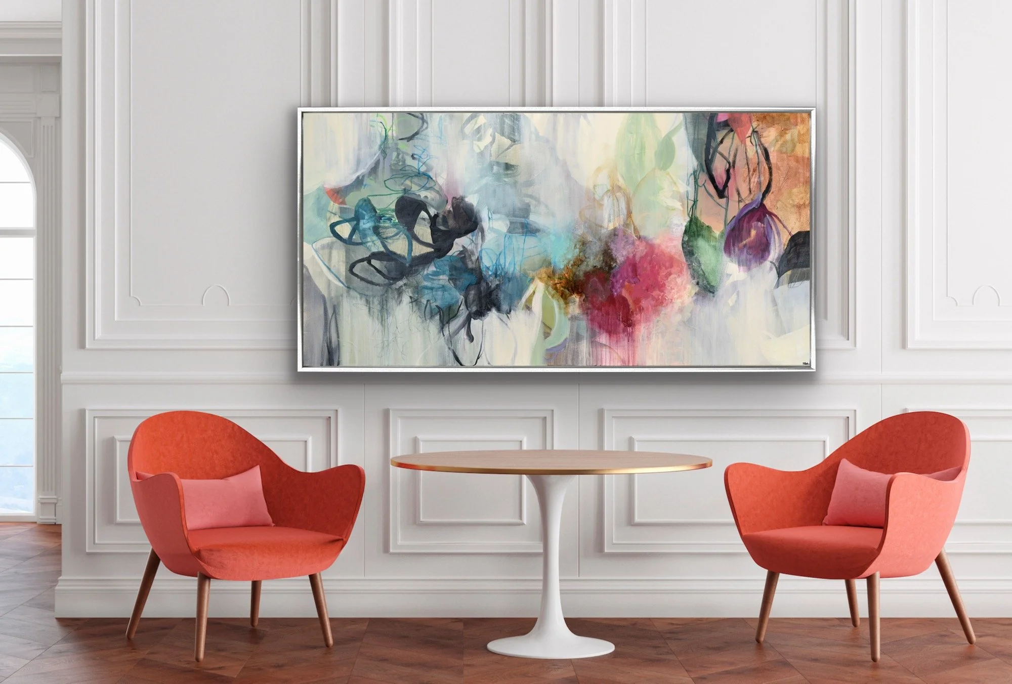 cat-tesla-forest-bathing-3-36x72-2026-abstract-painting-for-sale (6).JPG