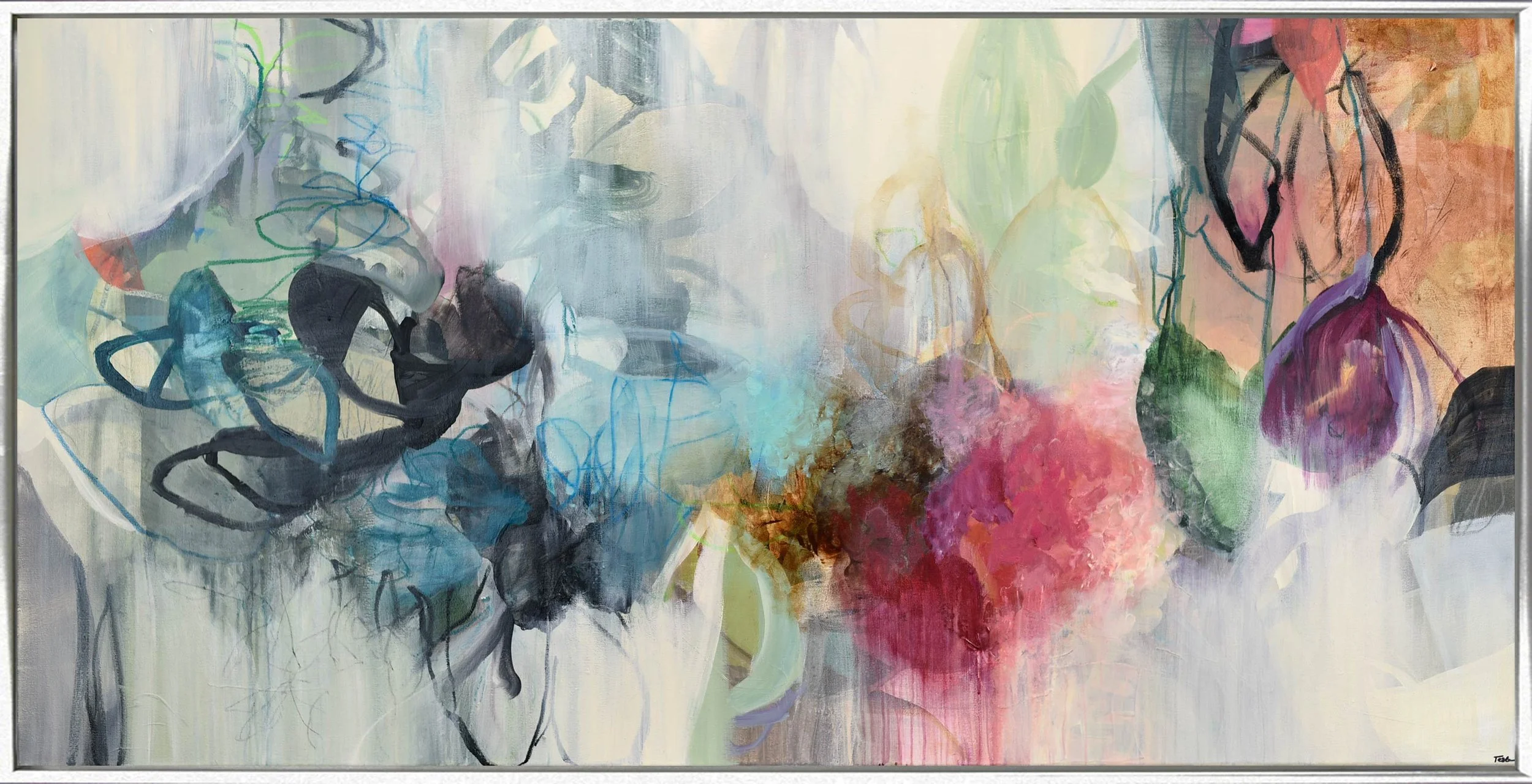 Forest Bathing No. 3, 38"hx74"w, Framed