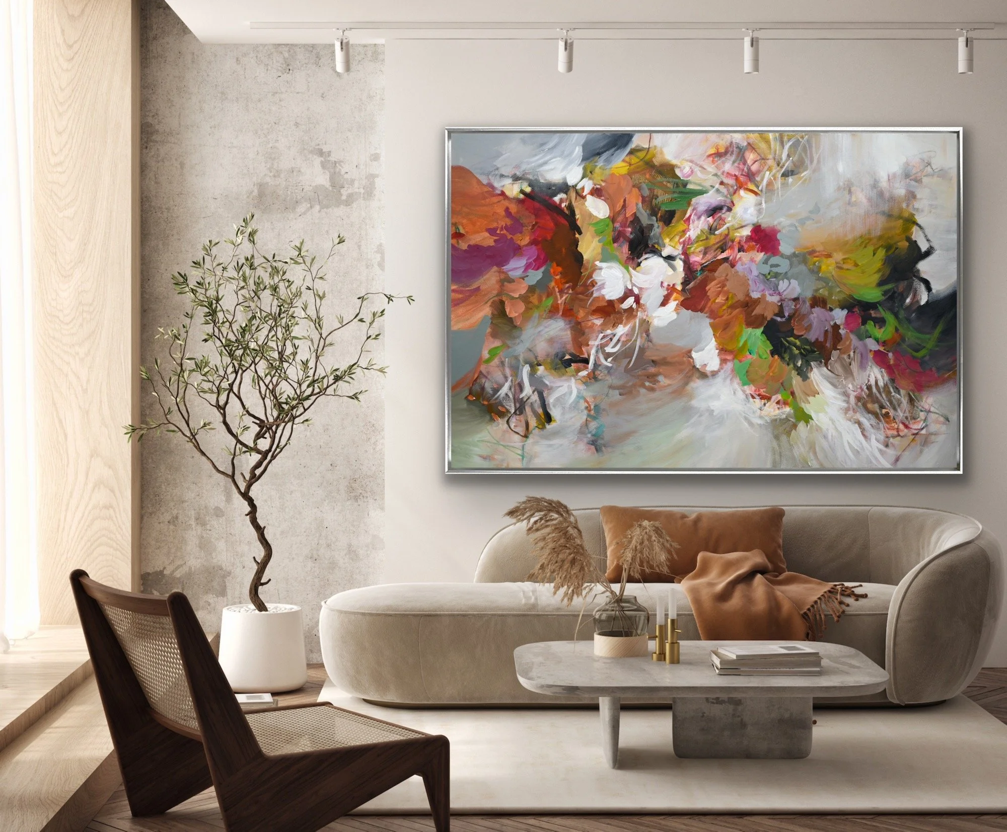 cat-tesla-wild-blooms-48x72-2026-naturescape-painting-for-sale (11).JPG