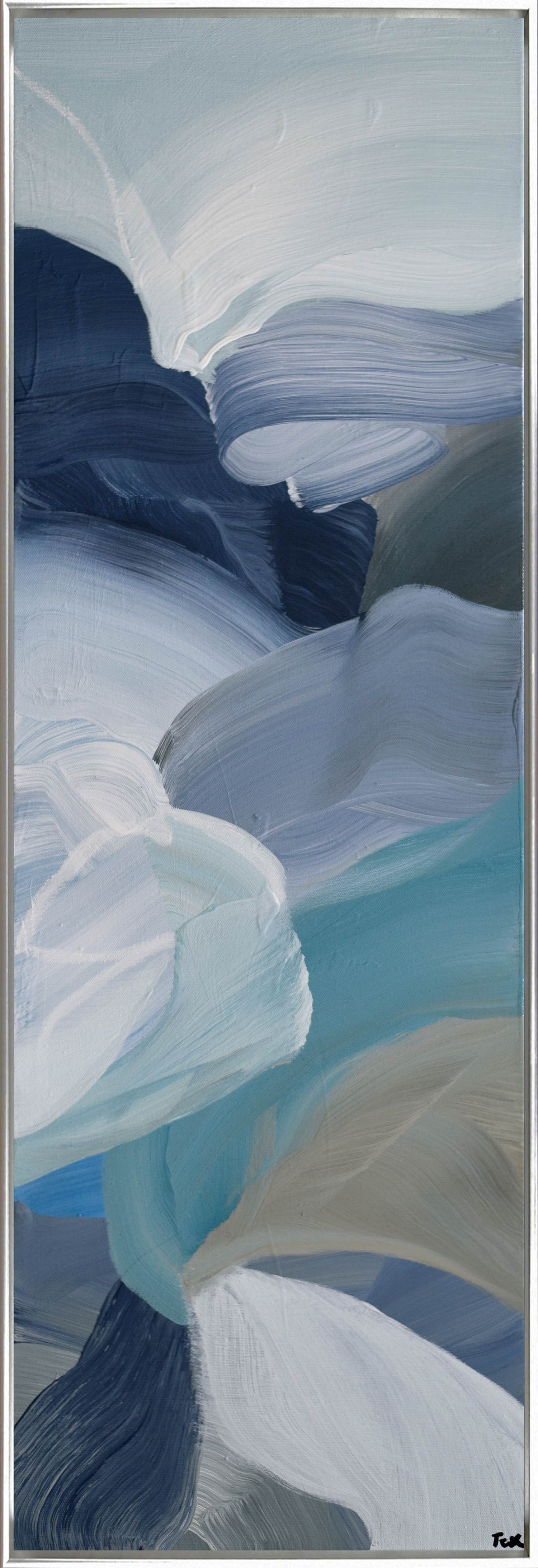 Ocean No. 4, 38"x14", Framed