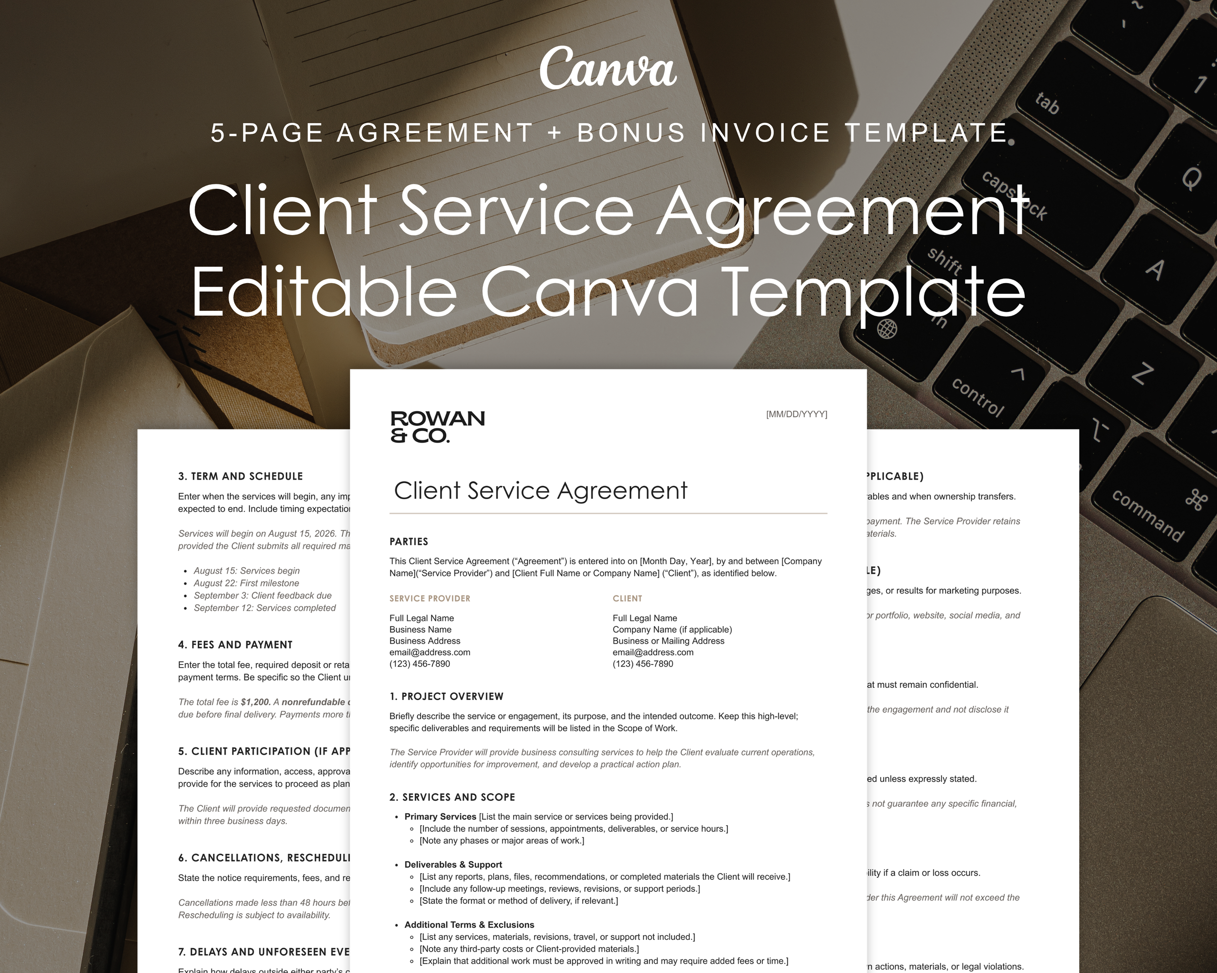 Client Service Agreement Template