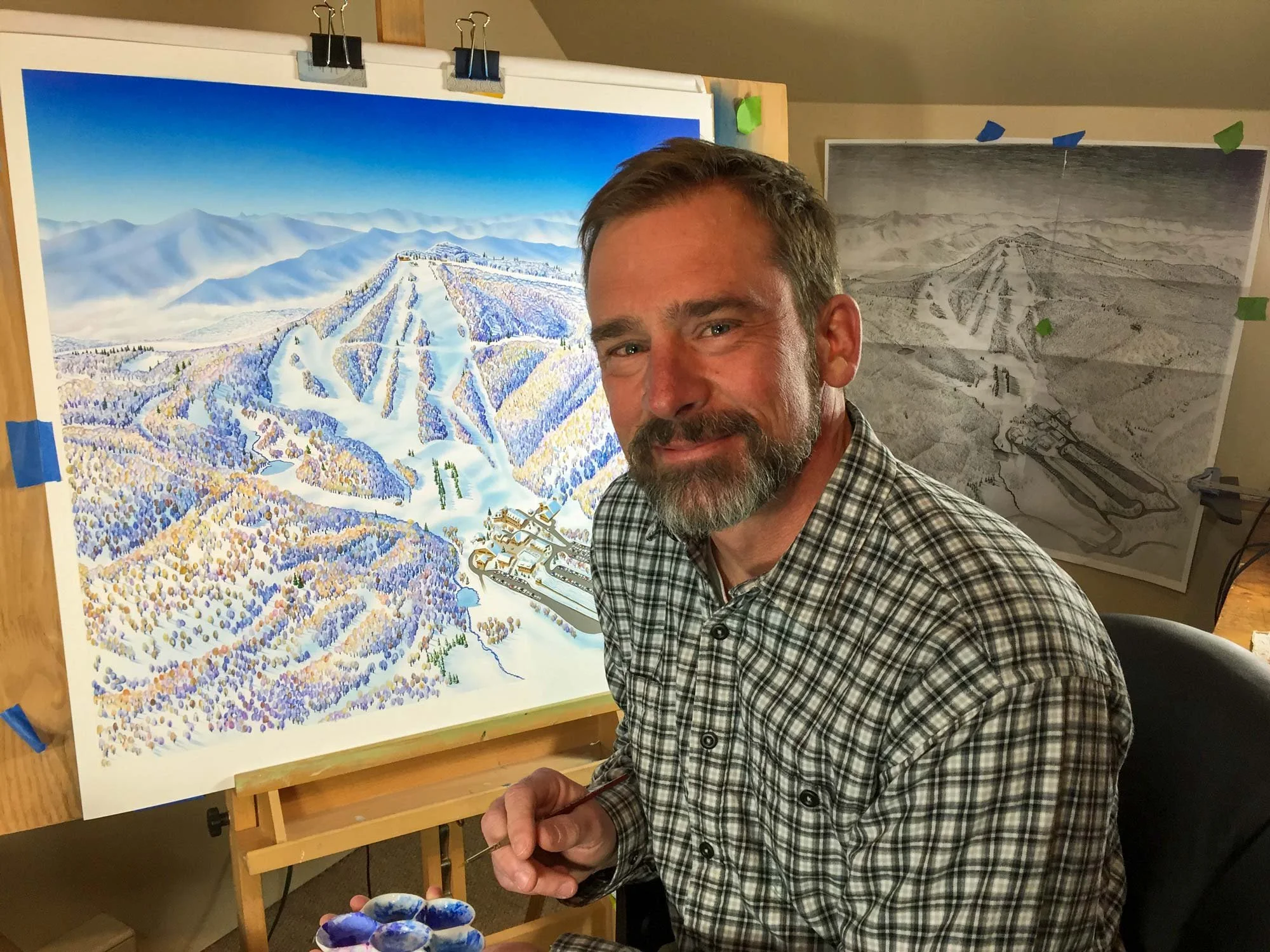 How I Work: Rad Smith, Ski Map Designer