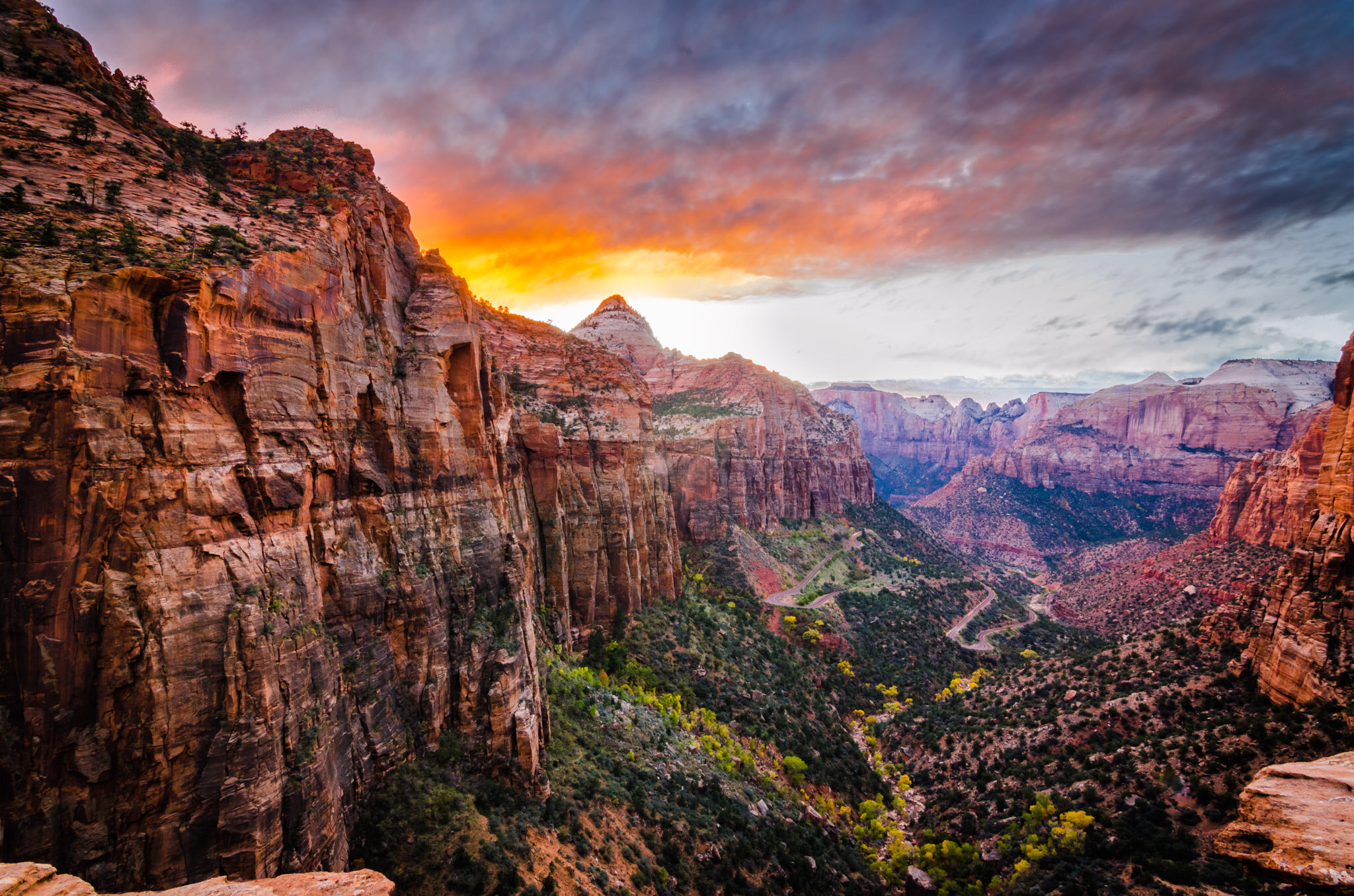 Sunset, Zion National Park, Utah