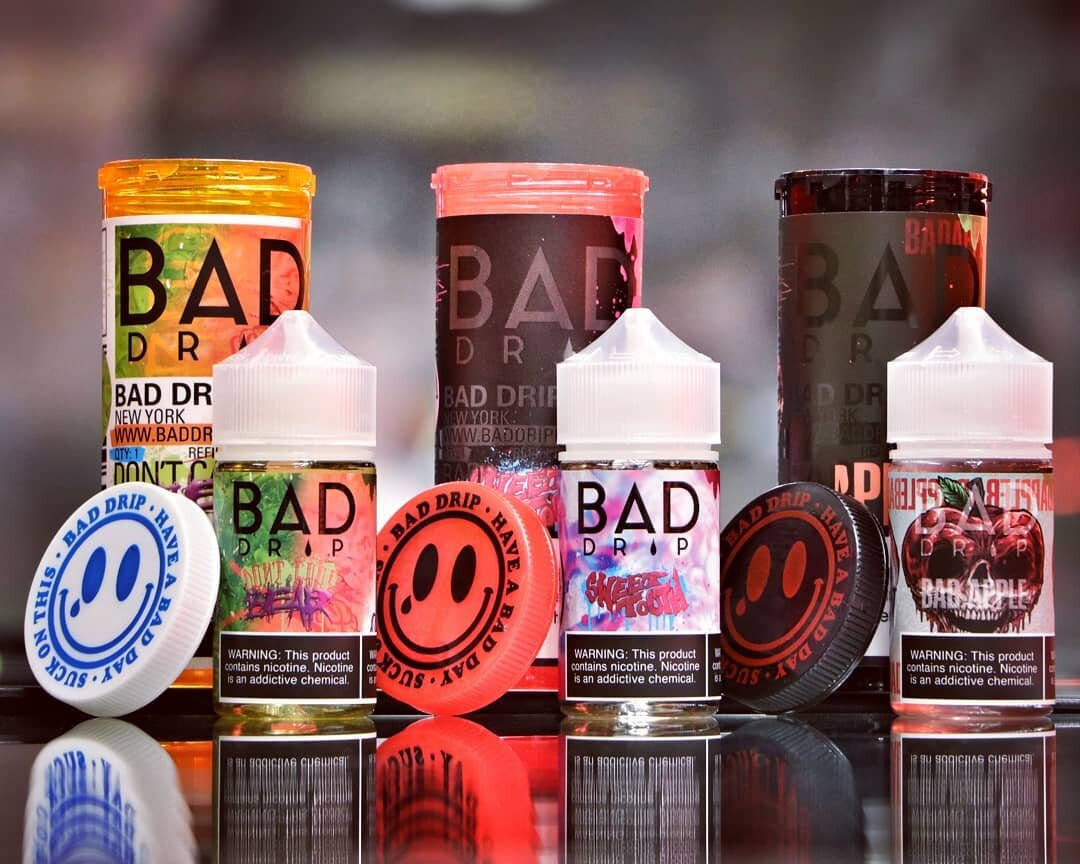 BAD DRIP E-JUICE: an instant favorite here at Sunny Daze 👌

By popular demand, we're stocked up on 3 Bad Drip juices: Don't Care Bear, Sweet Tooth, and Bad Apple. You'll love these bad(ass) flavors!

#vapejuice #baddrip #sunnydaze #sunnydazesmokesho