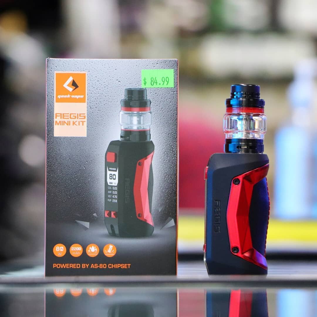 Looking for a feature-packed mod that's also known for being super durable?

You'll find what you're looking for in the Aegis line!!! Featured here are the Mini and Solo kits (more varieties and designs available in-store). #aegis #mini #solo #mod #v