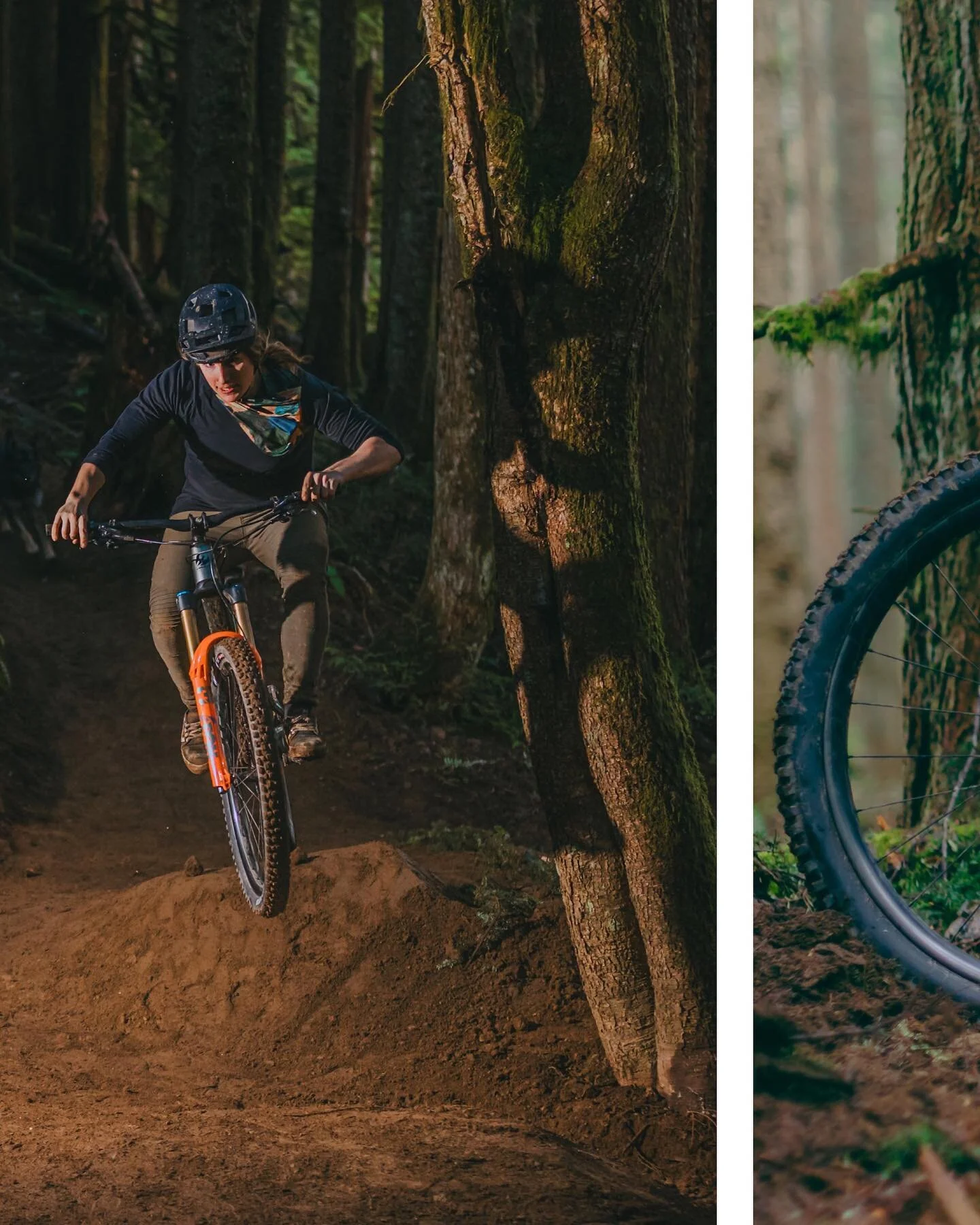 Obsesssssssed with this @pivotcycles Firebird. 

My riding style is the story of two opposites, aggressive and fast, but poppy and playful. I like to spend as little time with my wheels on the ground as possible, finding every side hit, and secret do