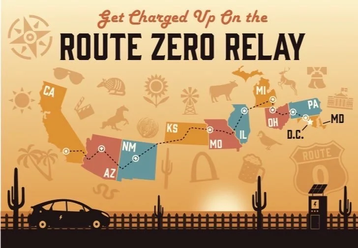 Route Zero Relay Kicks Off EV Road Trip