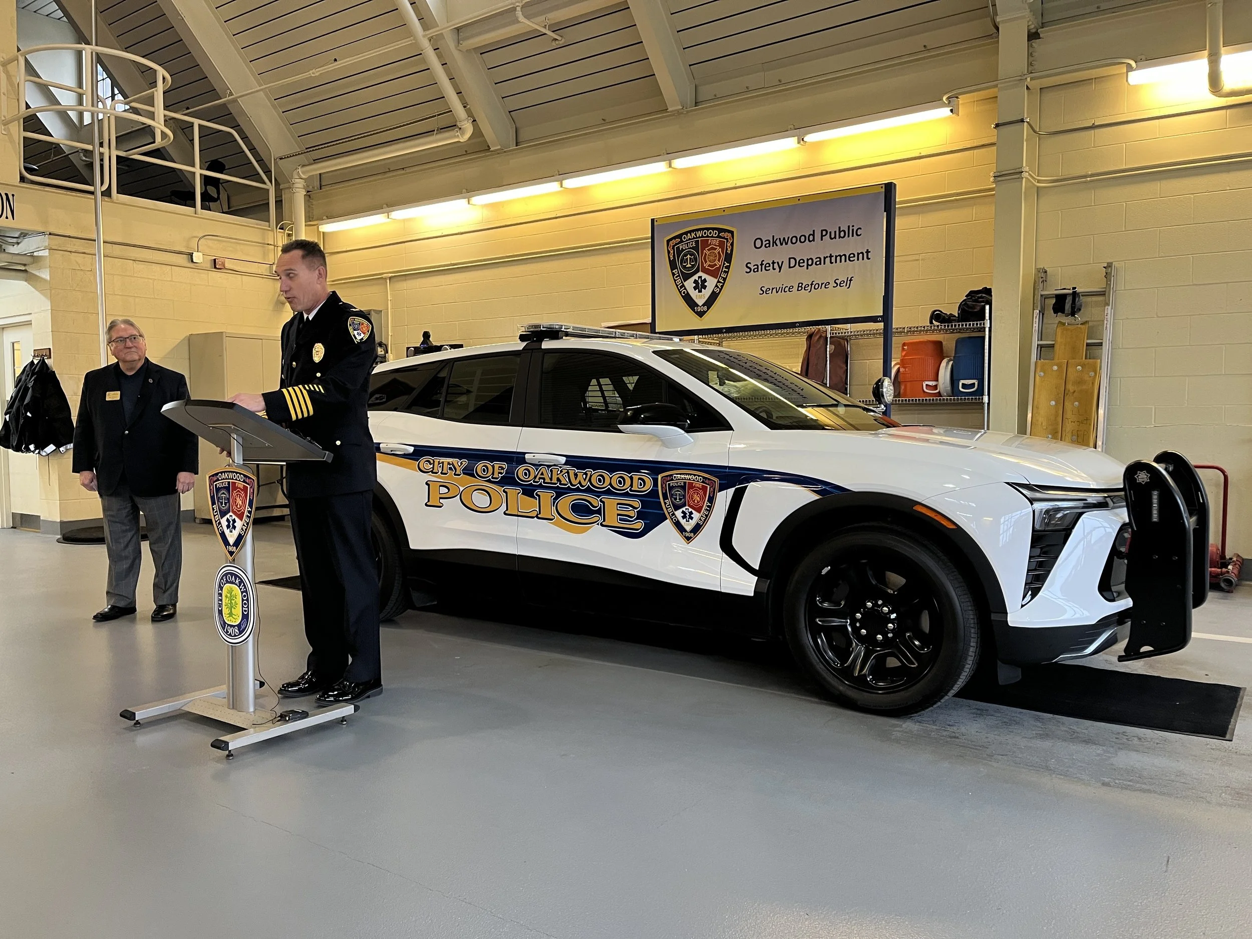 Oakwood, Ohio Celebrates the City’s First Electric Police Cruiser