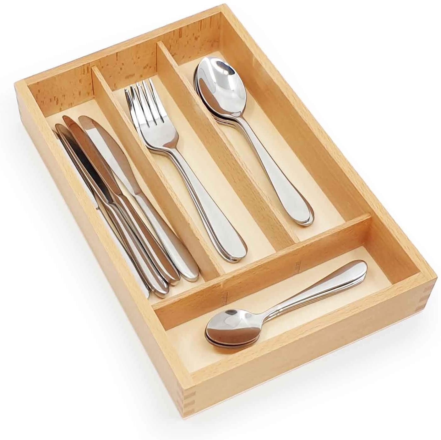 cutlery and tray