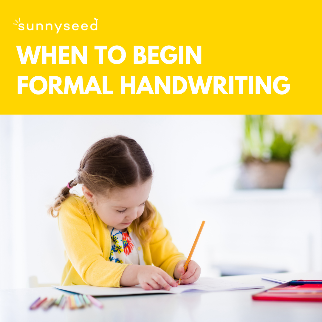 When to Begin Formal Handwriting