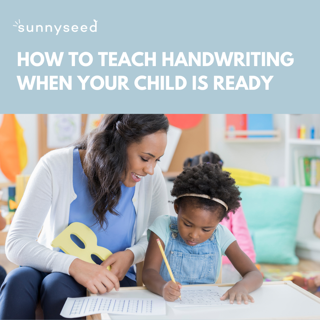 How to Teach Handwriting When Your Child is Ready