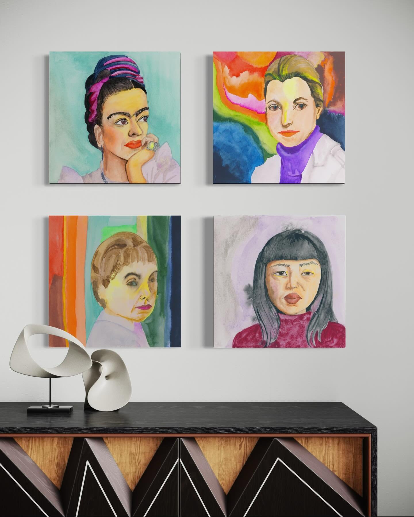 4.29.26
Icons. Watercolor portraits of women who changed everything.
Available as 16&times;16 prints on enhanced matte paper. Each one painted by hand, then printed to hold every wash and detail.
Shop the full series &rarr; link in bio funabashi.stud