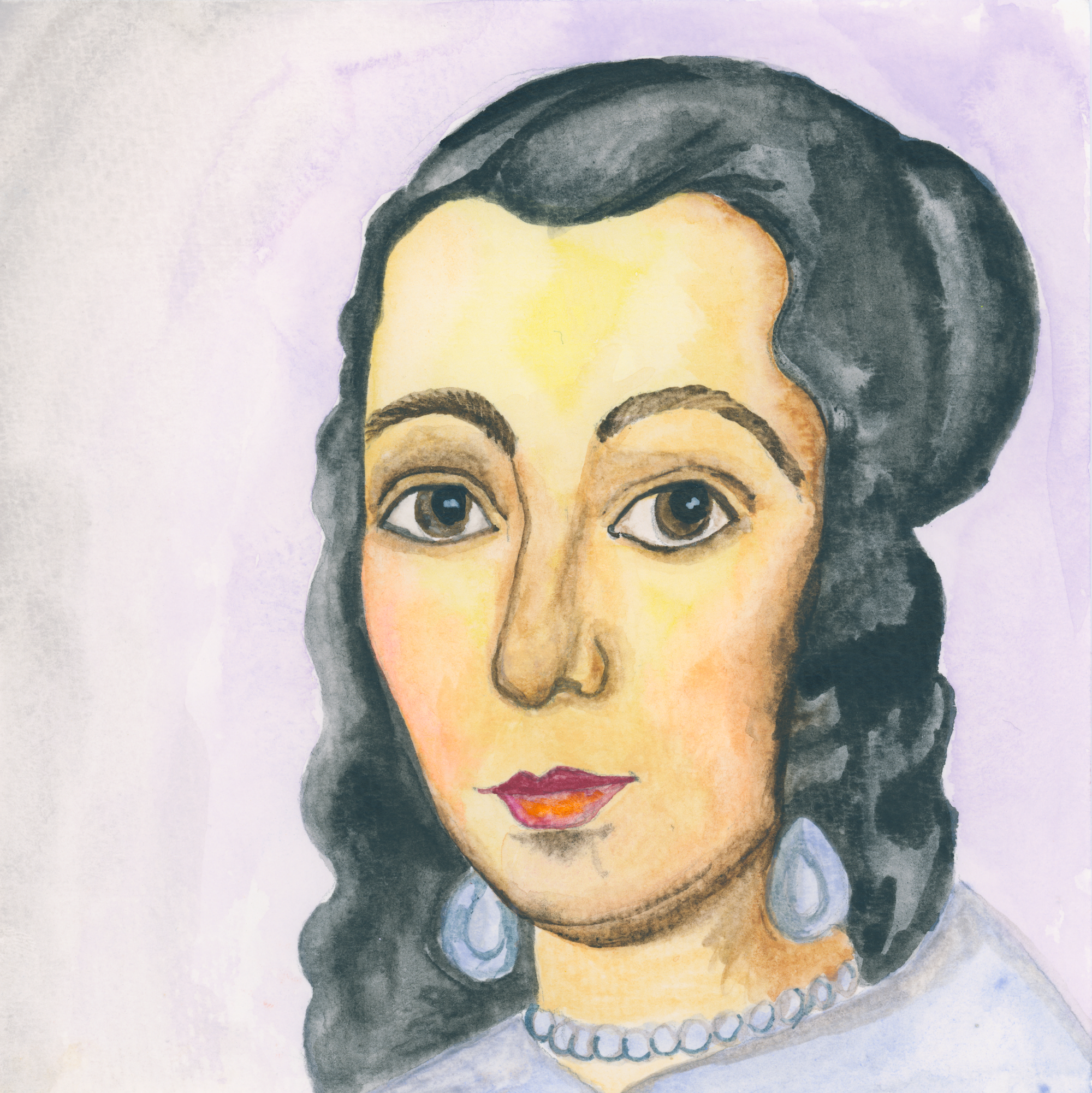 Illustrated Portrait of Maria Sibylia