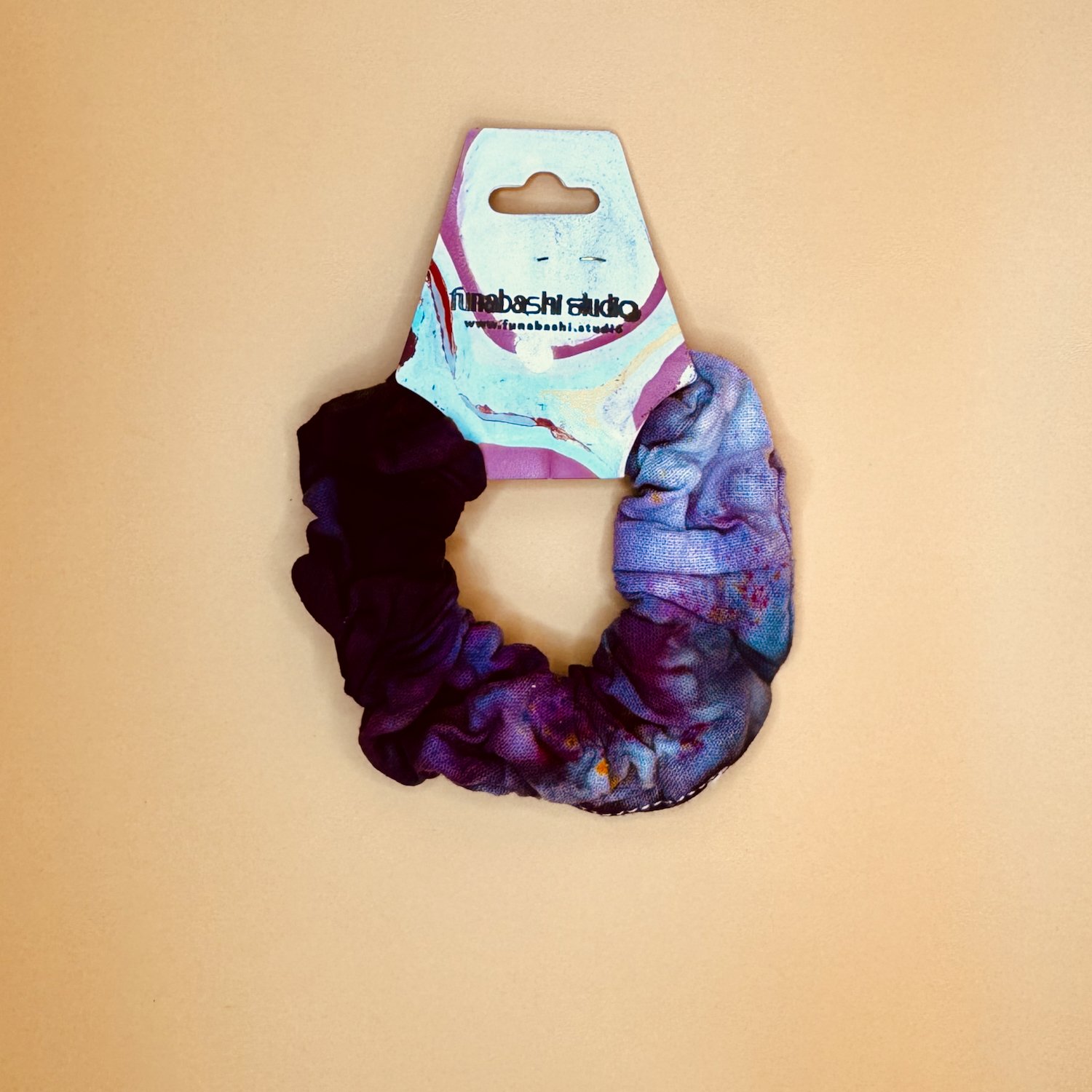 ICE-DYED-COTTON-HAIR-SCRUNCHIE-PURPLE-PINK-6.jpeg
