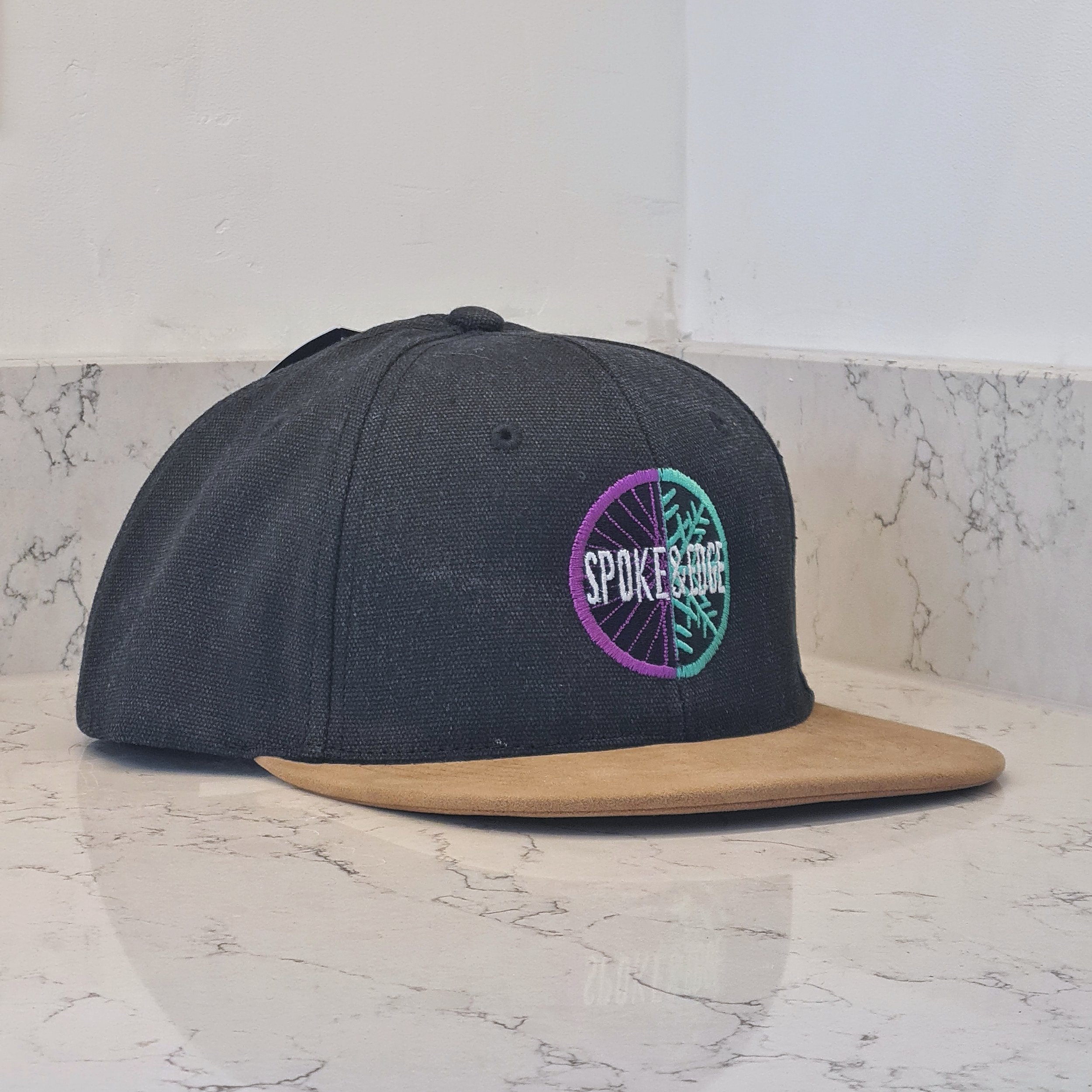 S&E Suede Peak Snapback