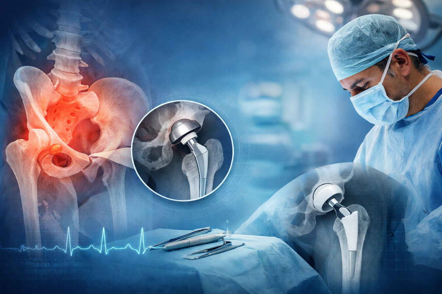 Protesi totale d’anca mini-invasiva: quando è necessaria e come funziona