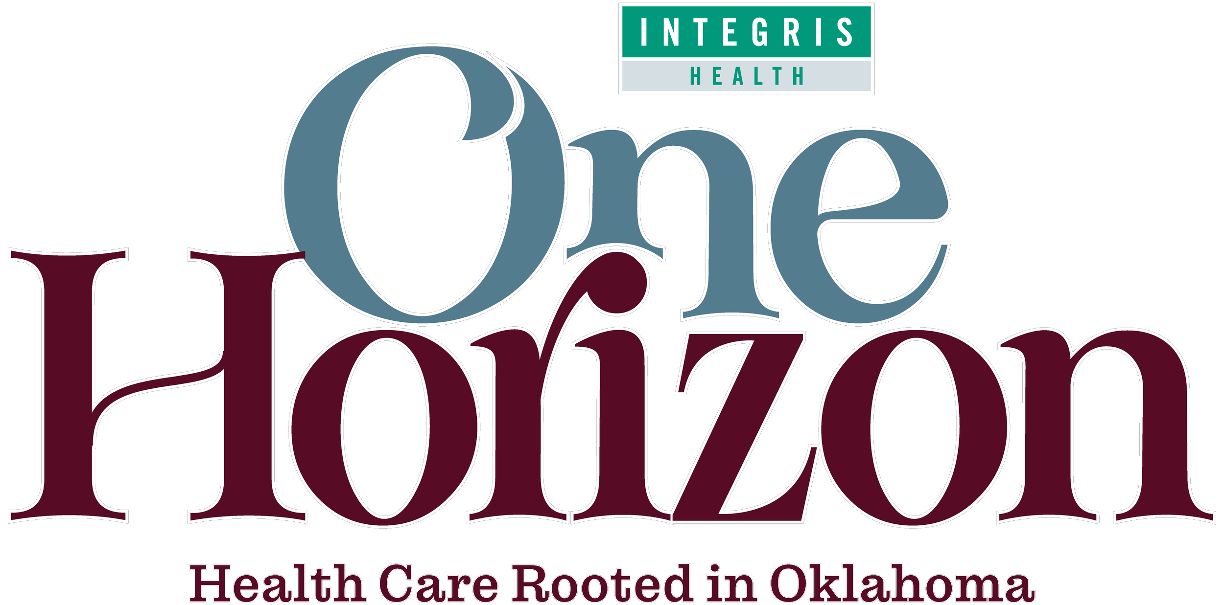 Logo for One Horizon, a health care organization based in Oklahoma, with the text 'INTEGRIS HEALTH' at the top.