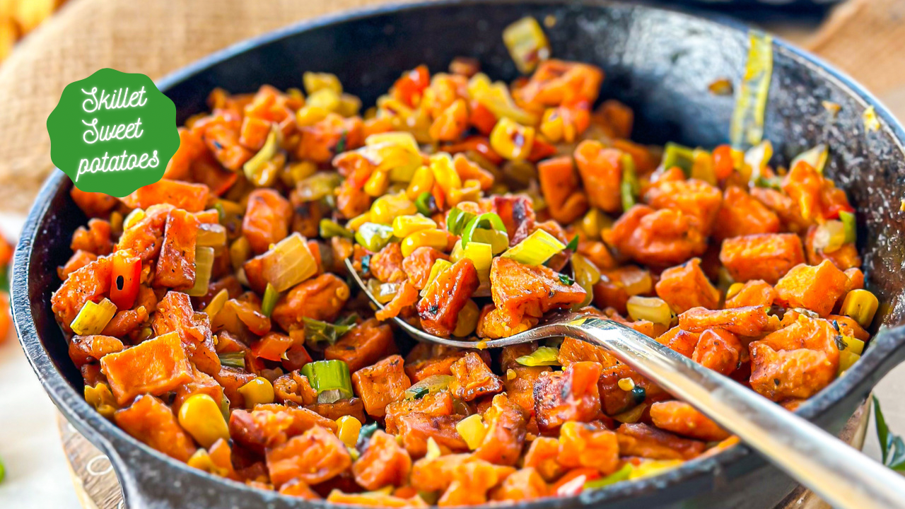 Skillet Sweet Potatoes — The Global Vegetarian
