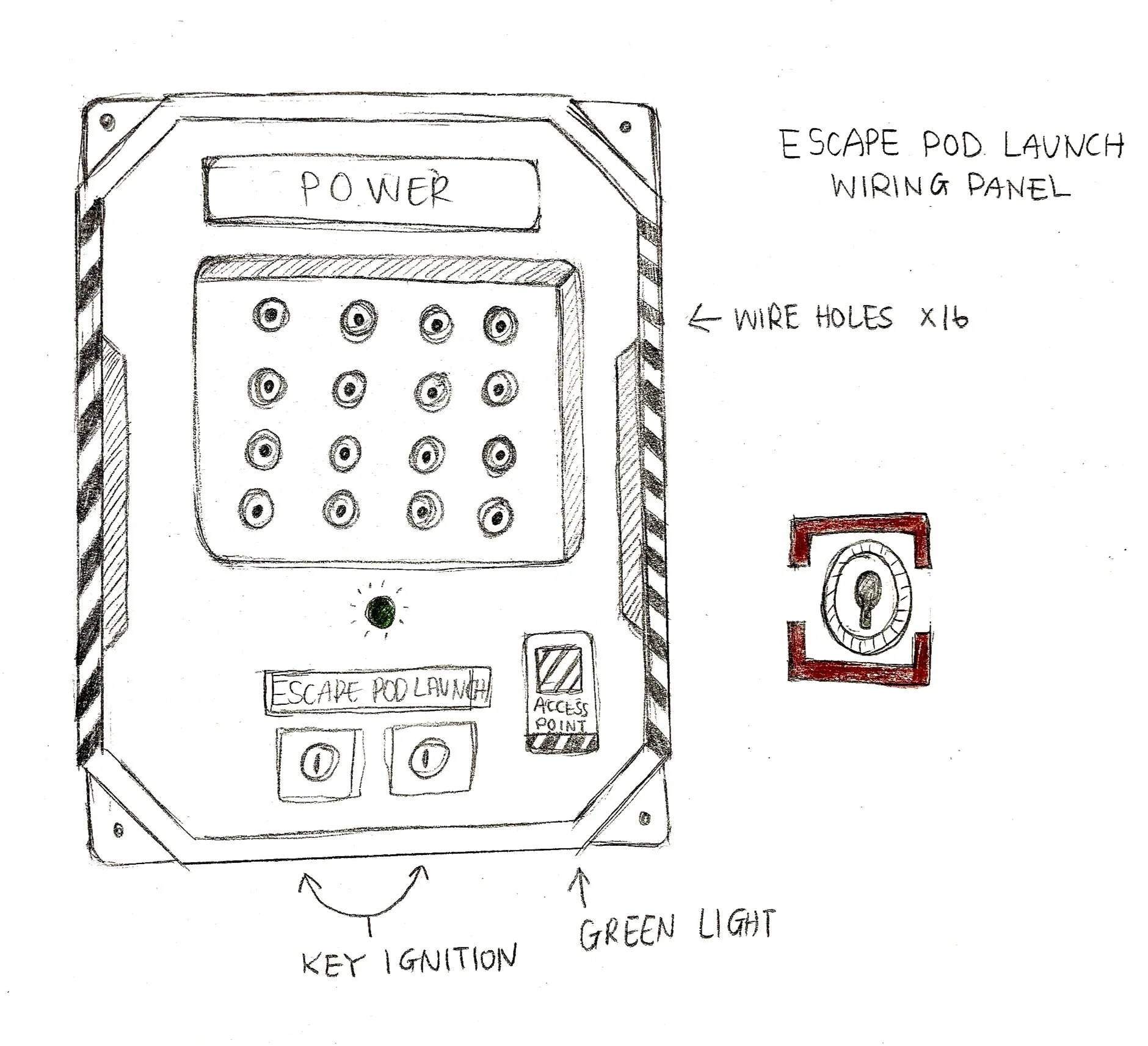Launch Wiring Panel Concept Art