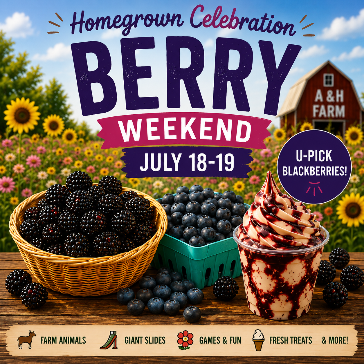 🫐 Homegrown Celebration: Berry Weekend 🫐 (Copy)