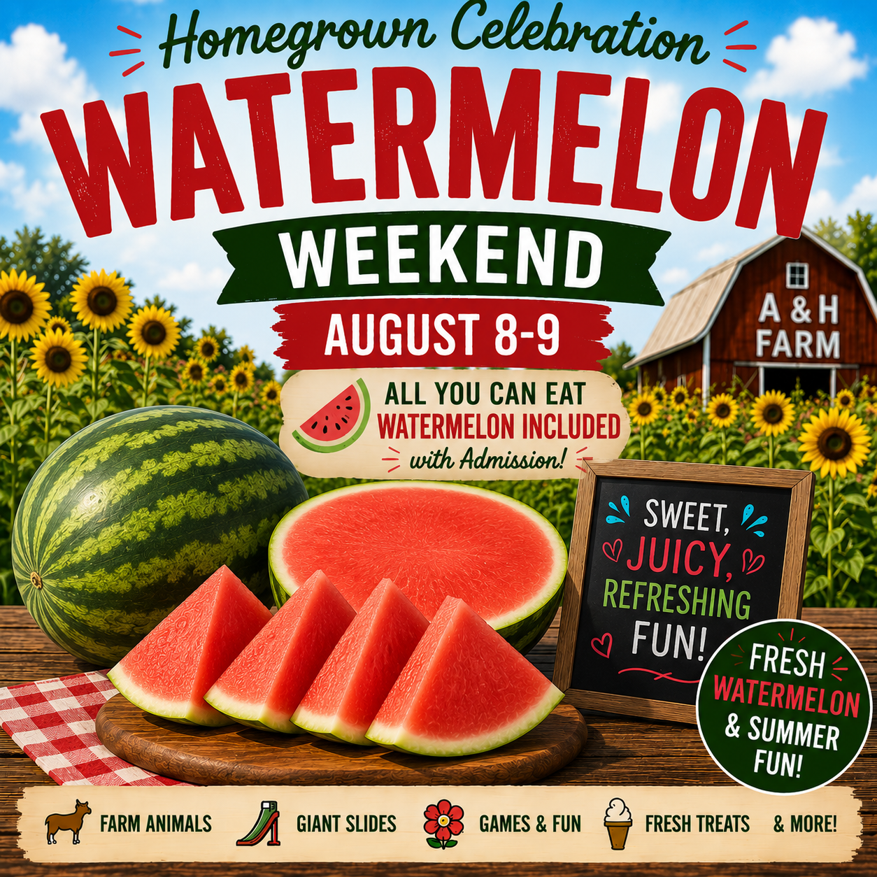 🍉 Homegrown Celebration: Watermelon Weekend 🍉