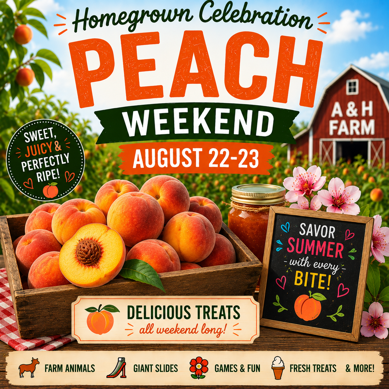 🍑 Homegrown Celebration: Peach Weekend 🍑