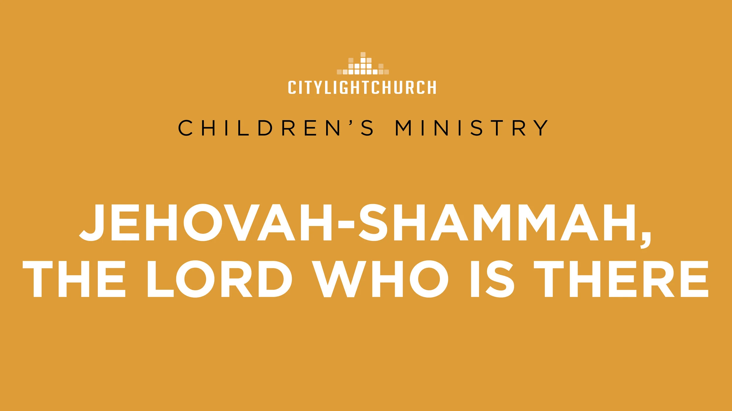 Children’s Service 7/26/2020