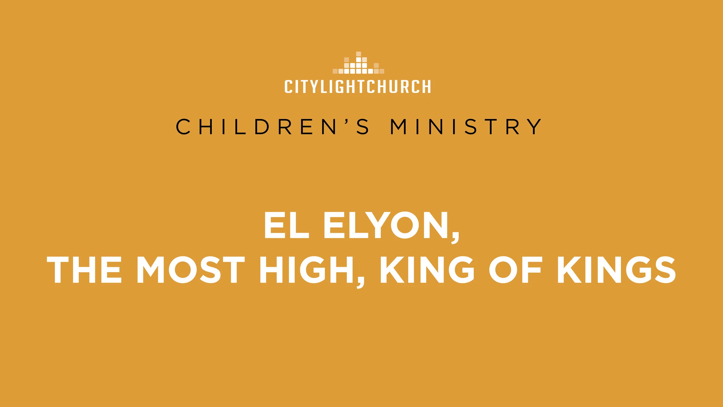 Children’s Service 8/30/2020