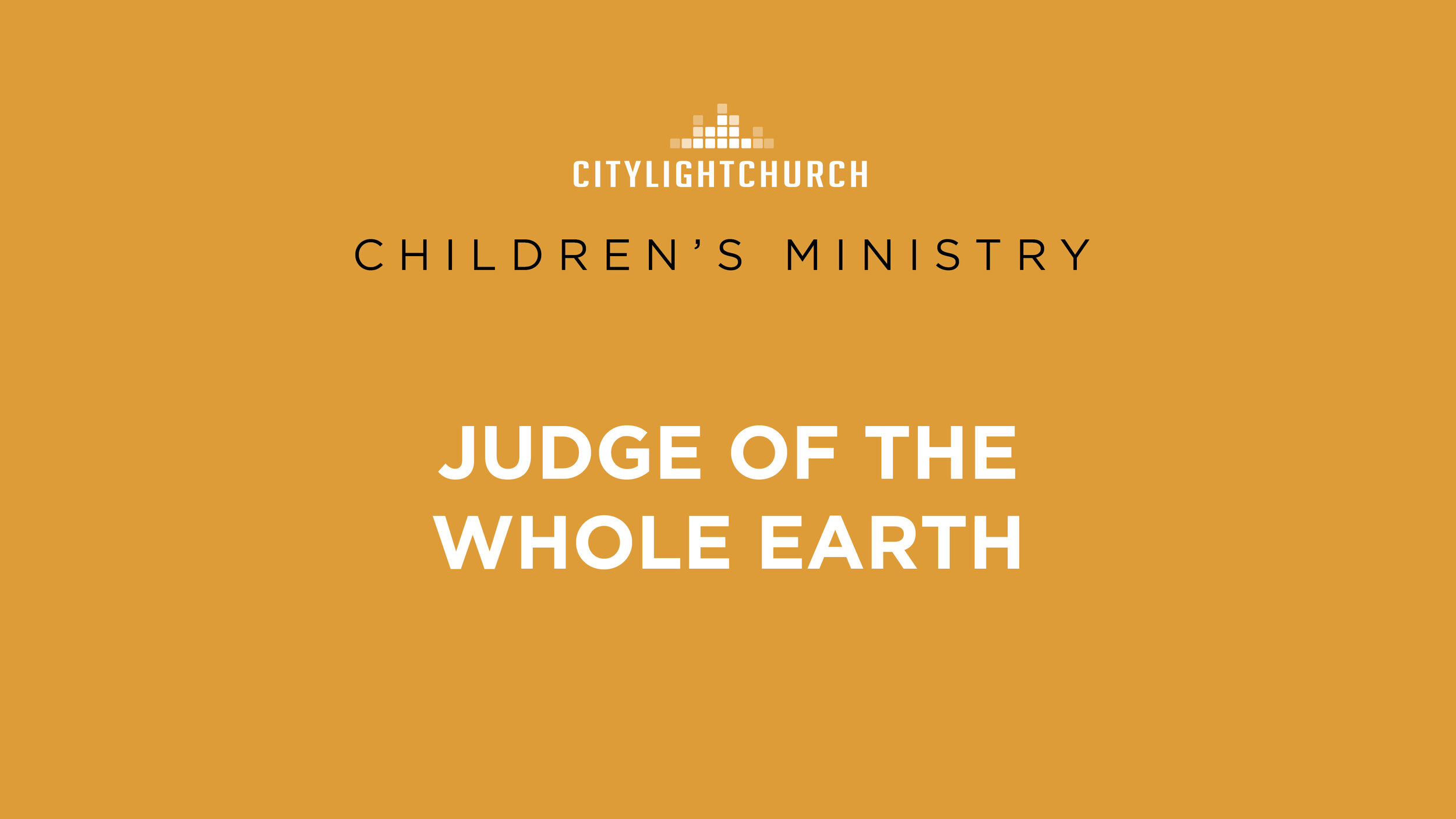 Children’s Service 10/25/2020