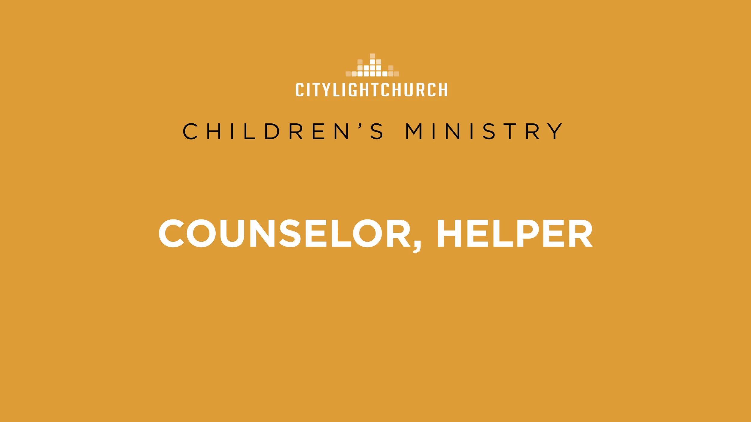 Children’s Service 11/15/2020