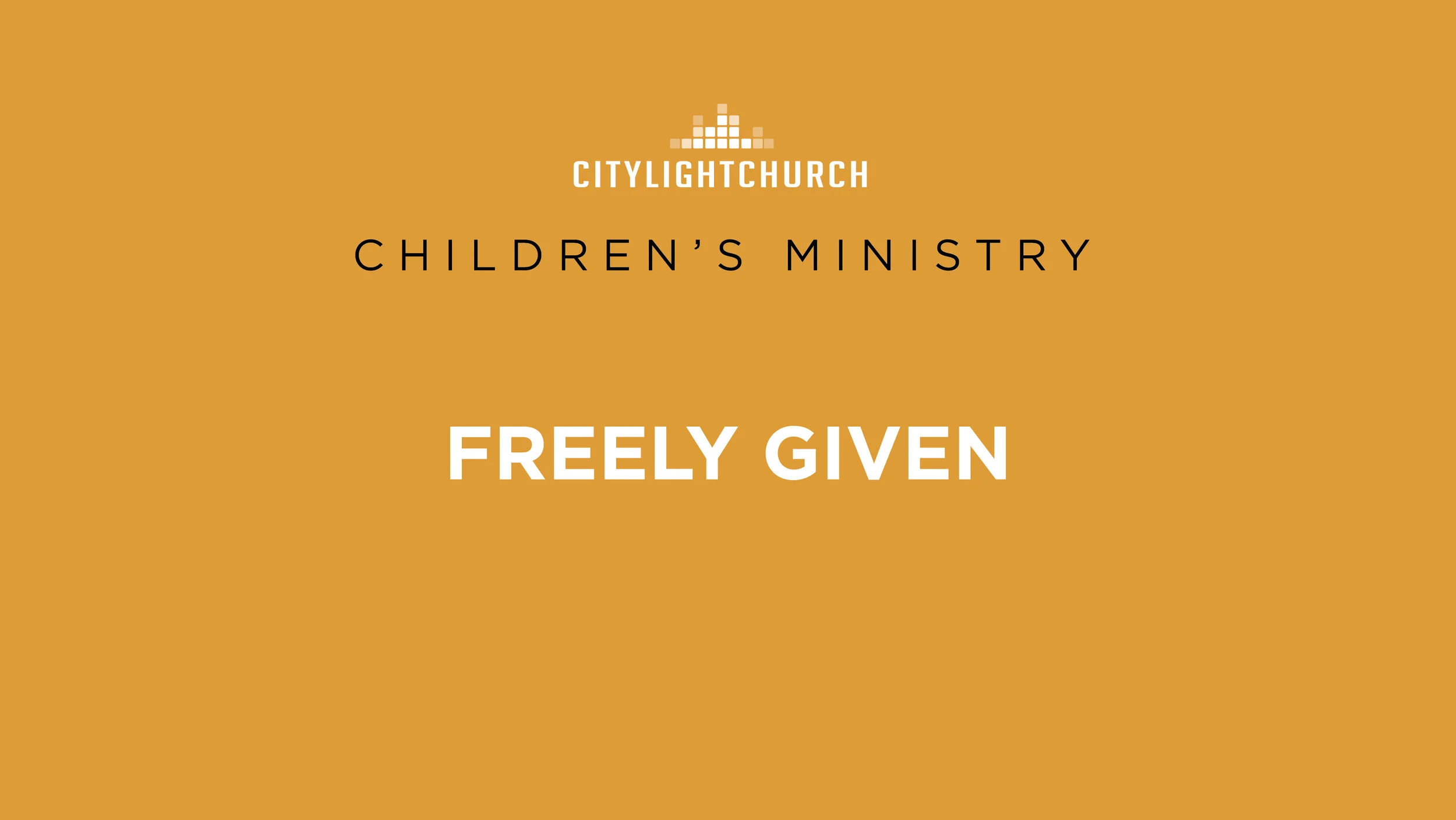 Children’s Service 11/22/2020