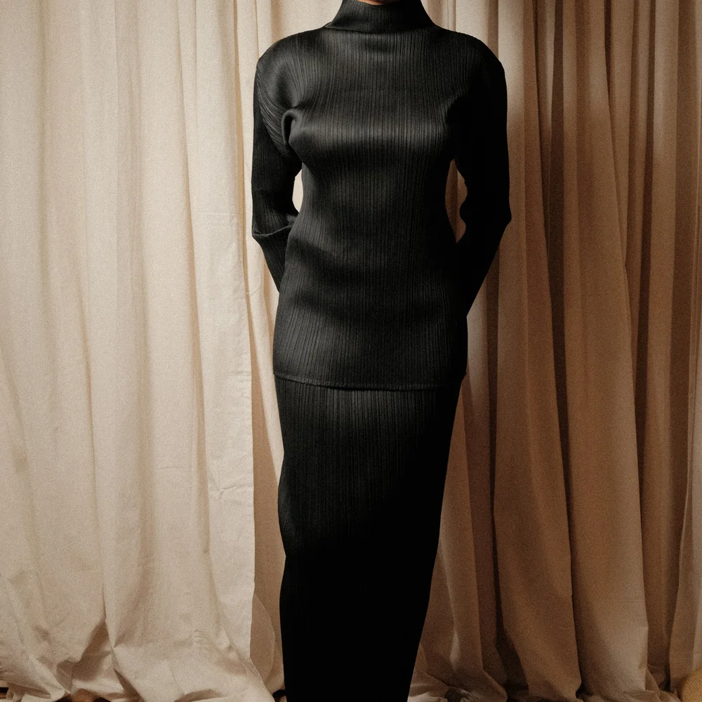 vintage issey miyake pleats please set — make it look good.