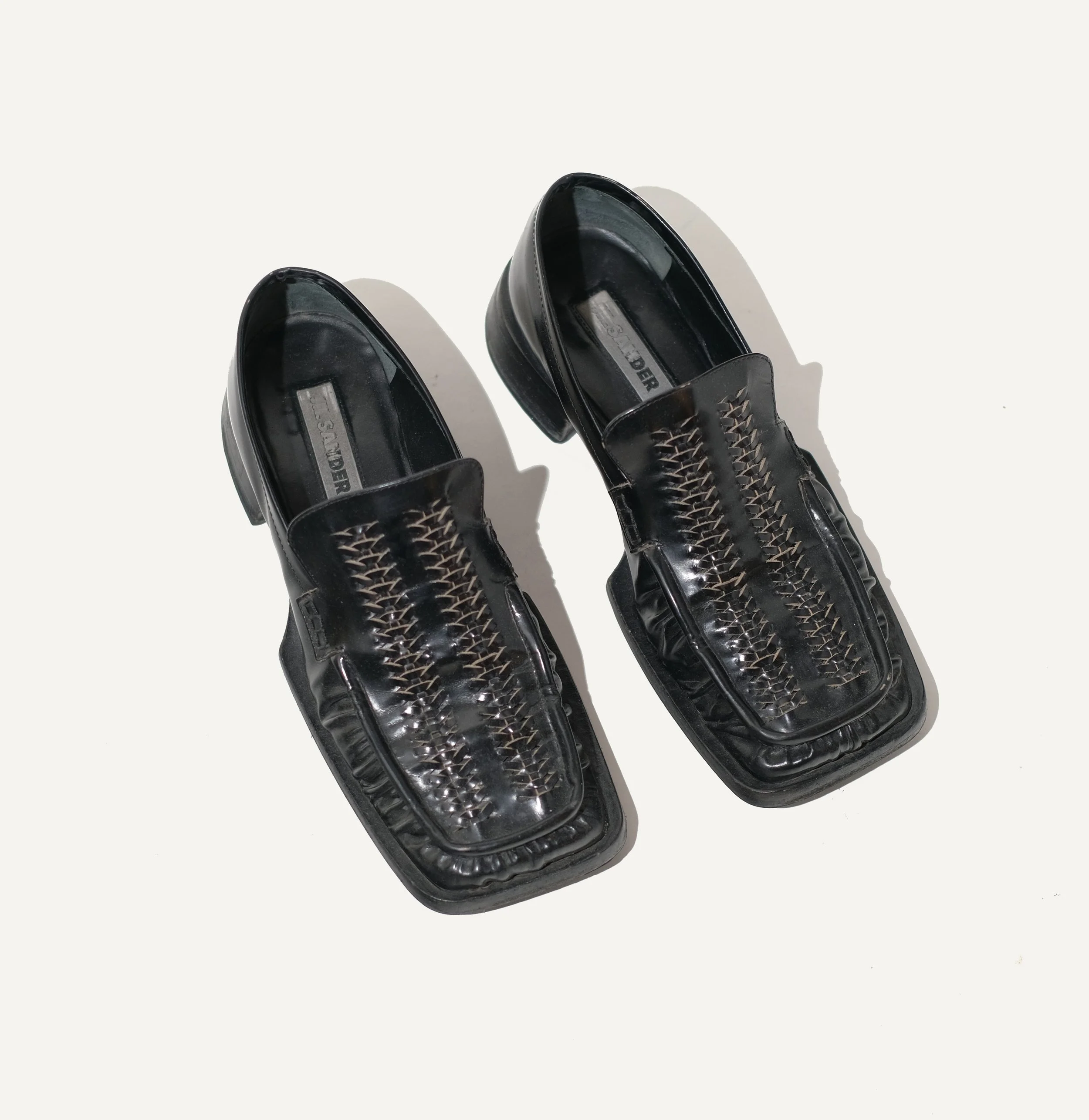 Jil Sander Square Toe Corsaro Loafers
