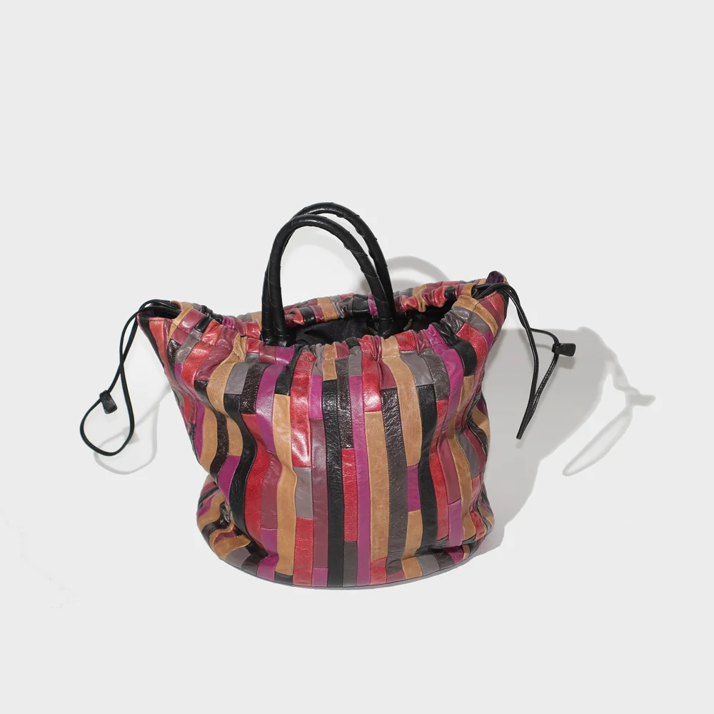 miu miu leather patchwork tote (2008) — make it look good 