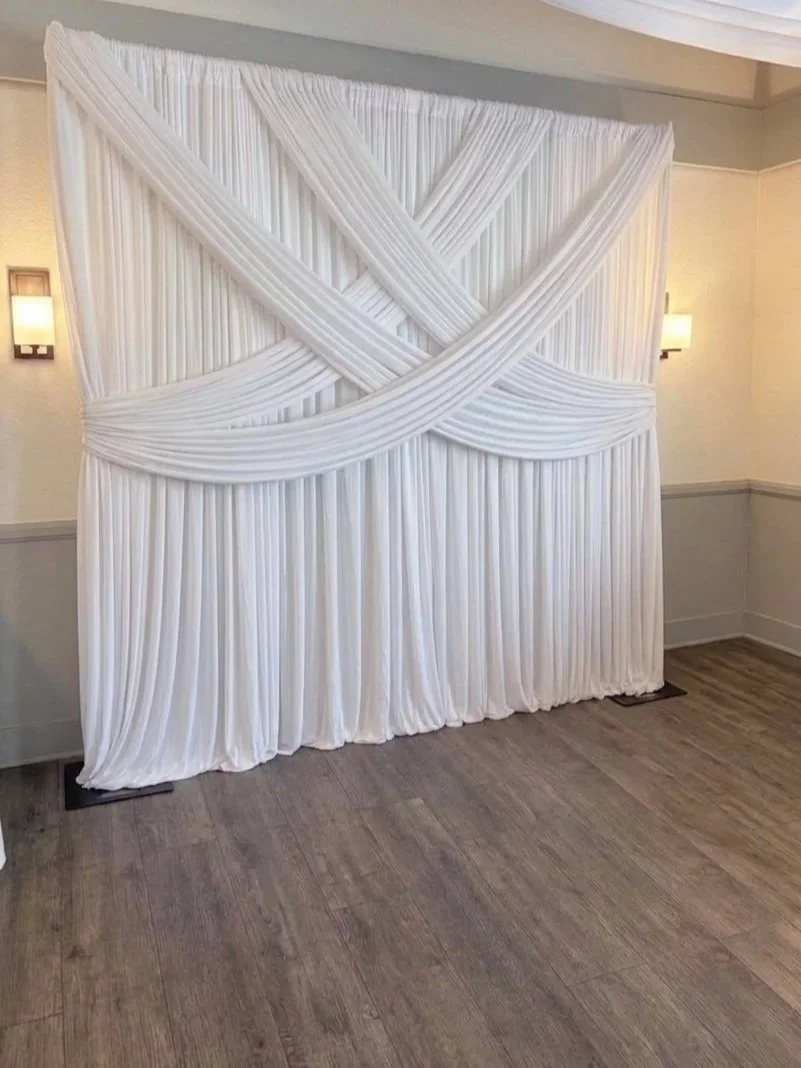 WHITE DRAPING (additional fee)