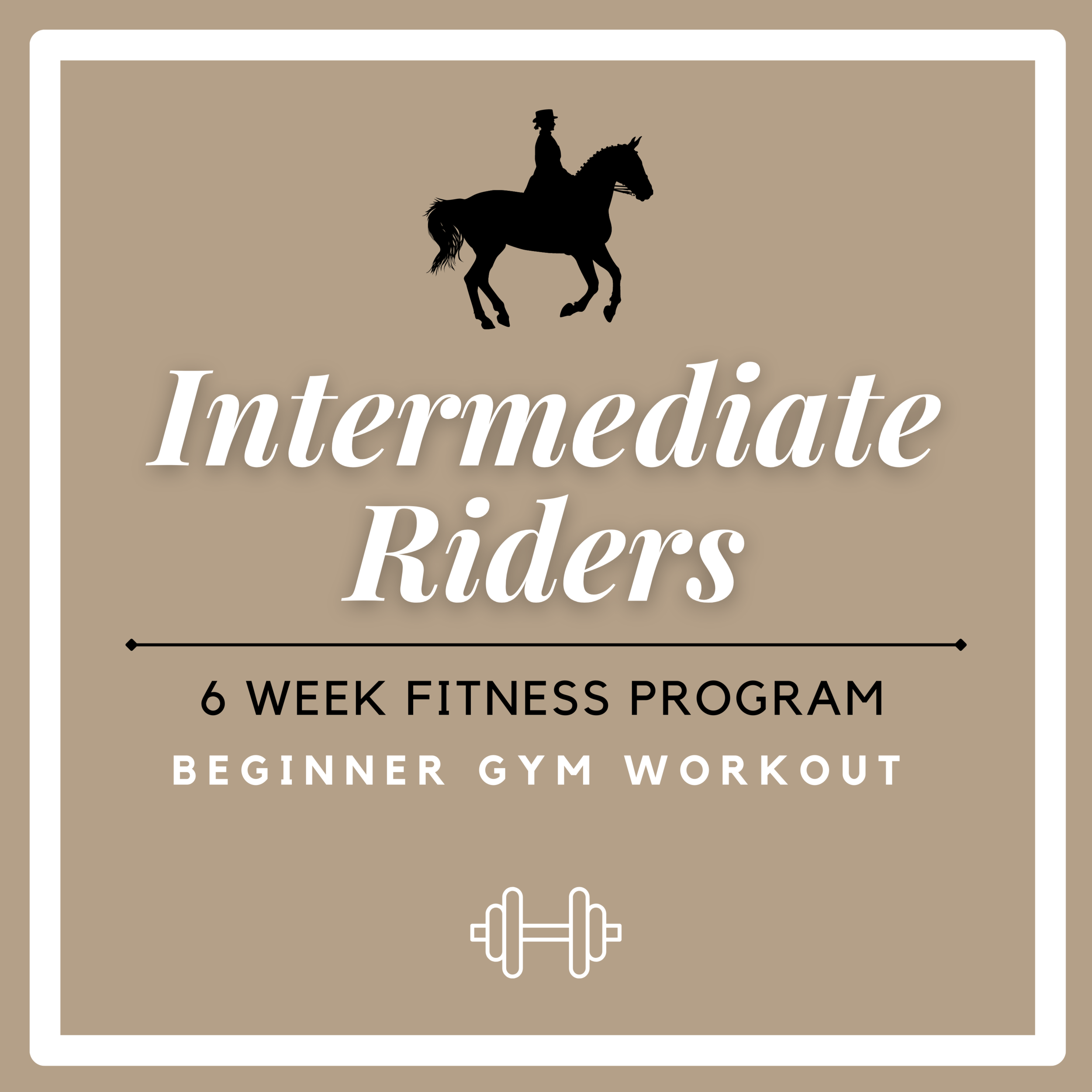 Intermediate Riders - 6 Week Program @ Home — Haybales & Barbells