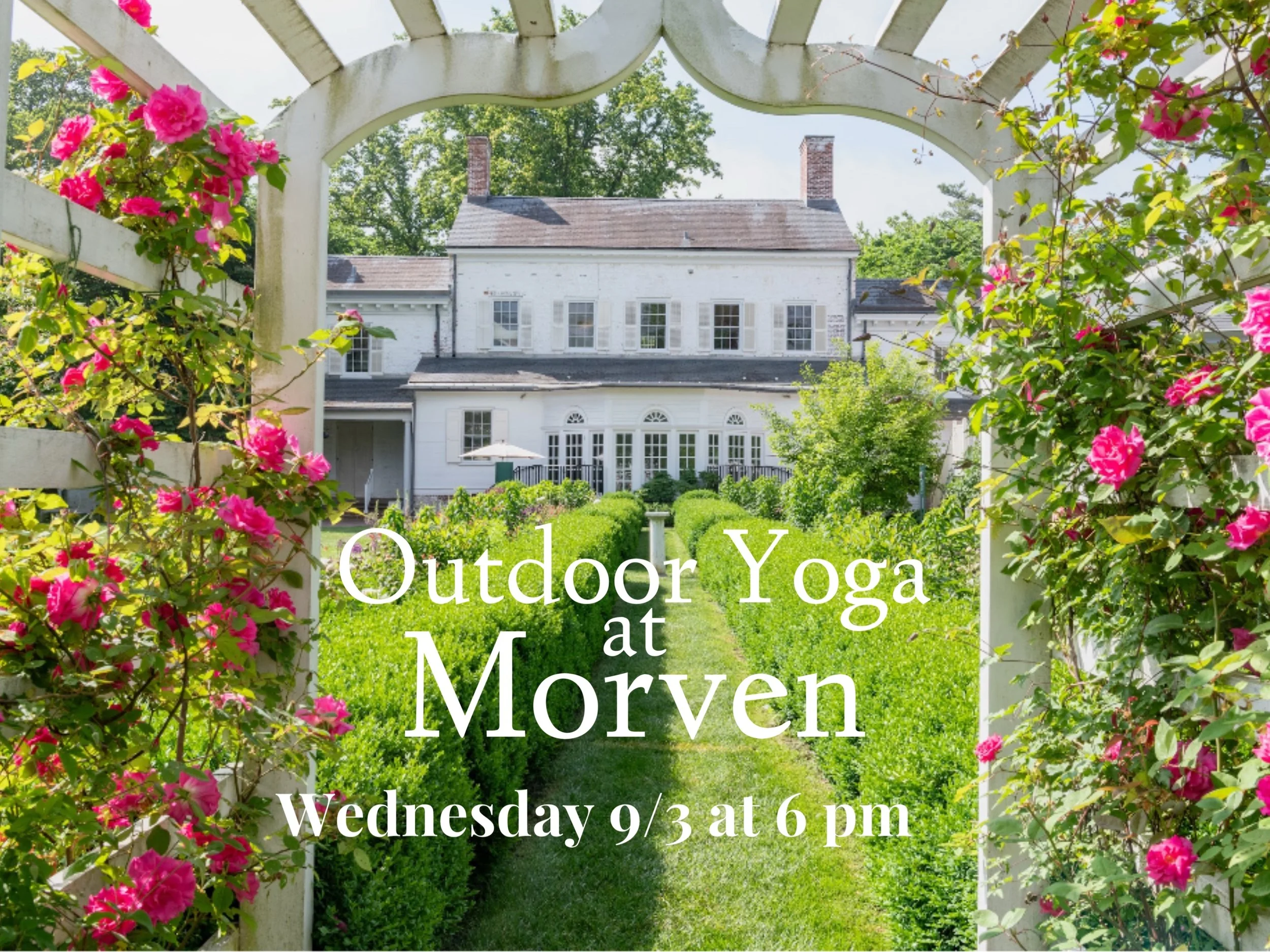 Outdoor Yoga at Morven Museum & Garden