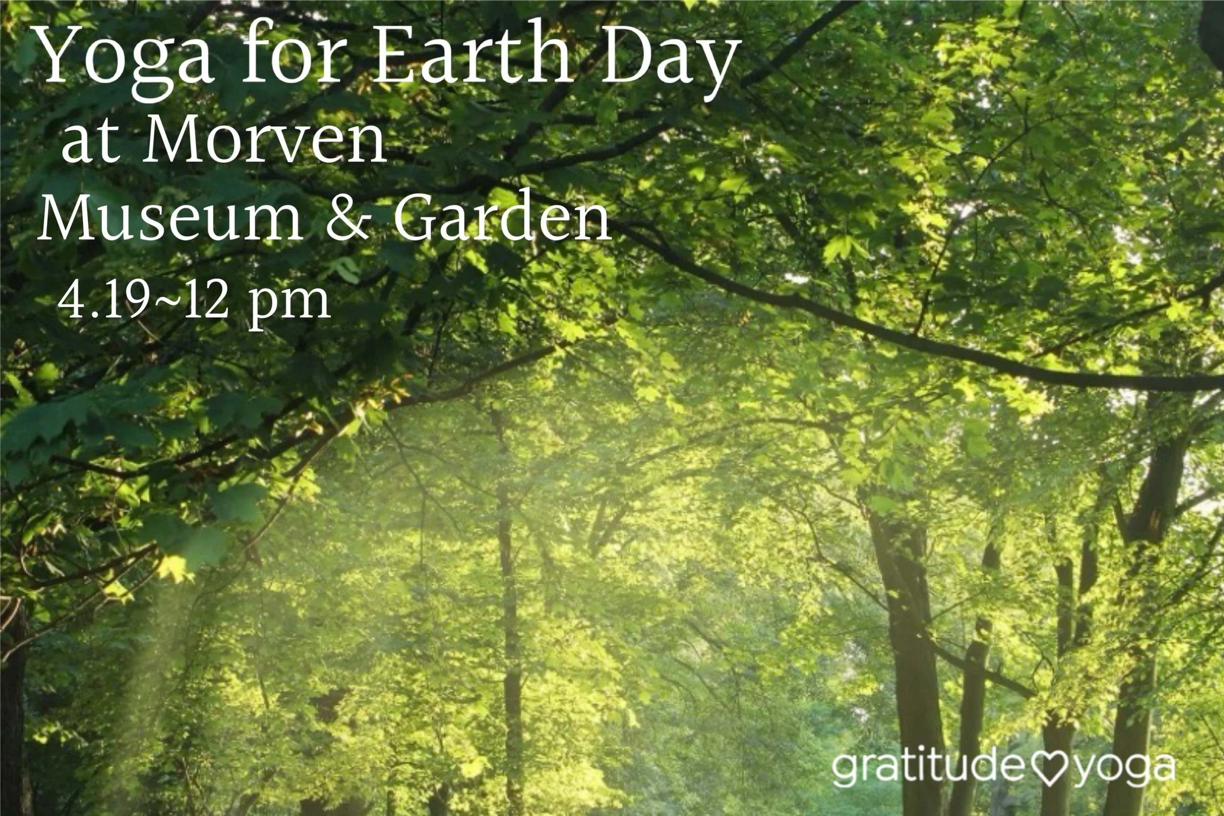 Yoga for Earth Day at Morven Museum &amp; Garden