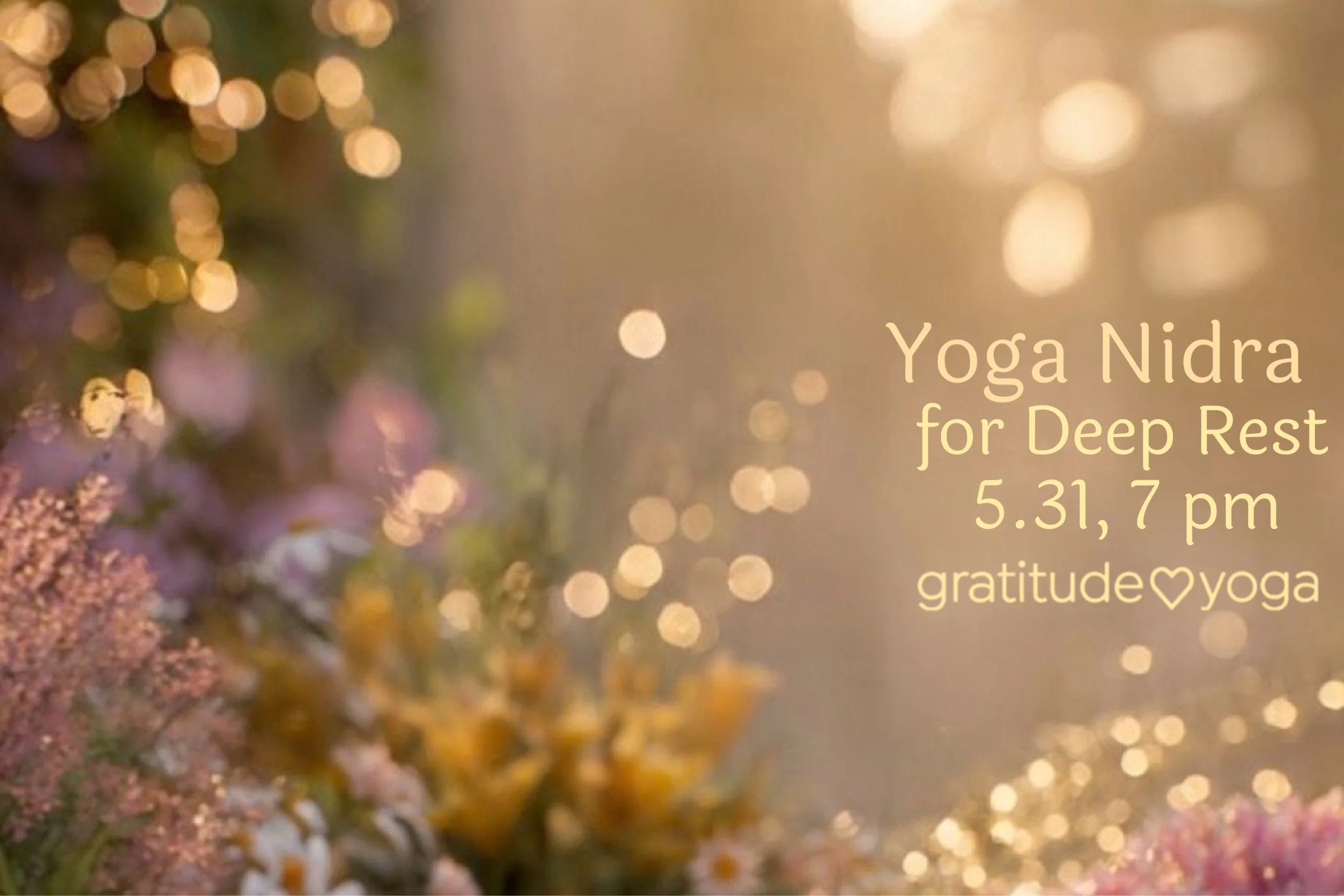 Yoga Nidra: Guided Relaxation for Deep Rest 
