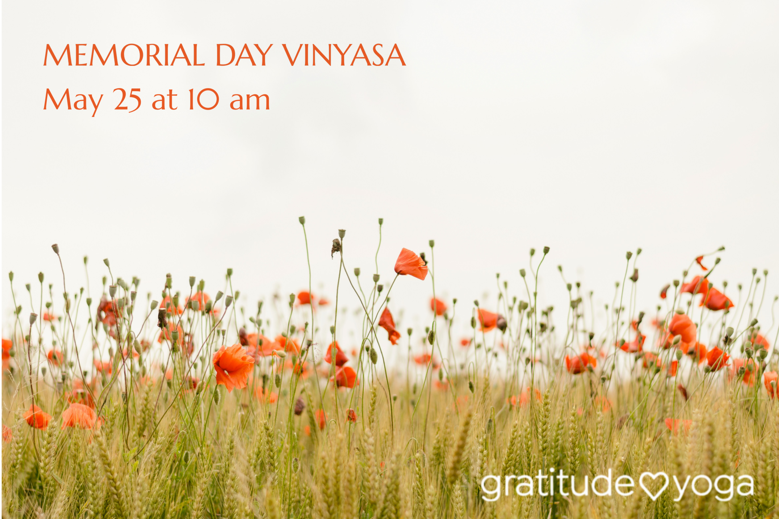 Memorial Day Vinyasa