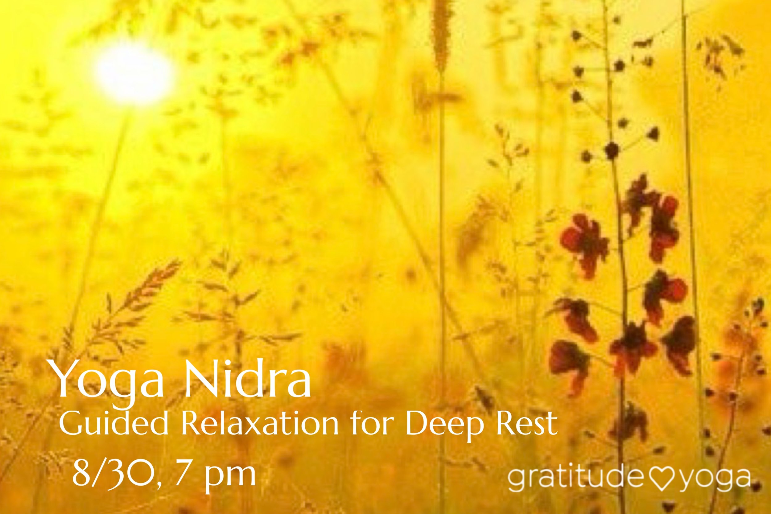 Yoga Nidra: Guided Relaxation for Deep Rest
