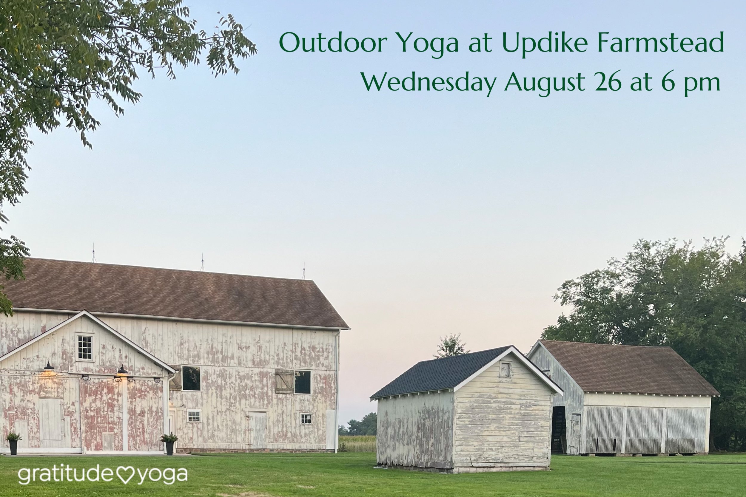 Outdoor Yoga at Updike Farmstead 