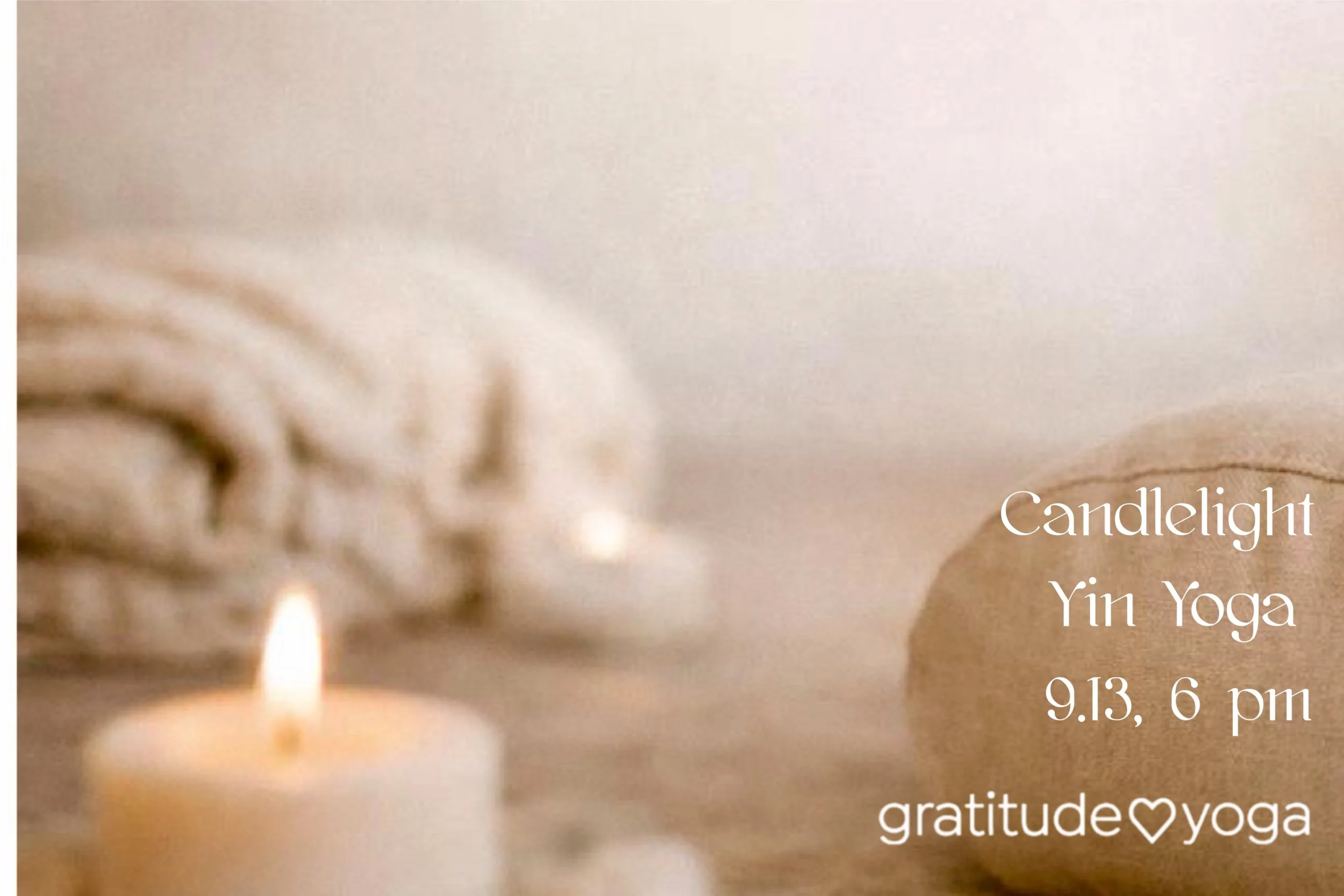 Candlelight Yin Yoga 