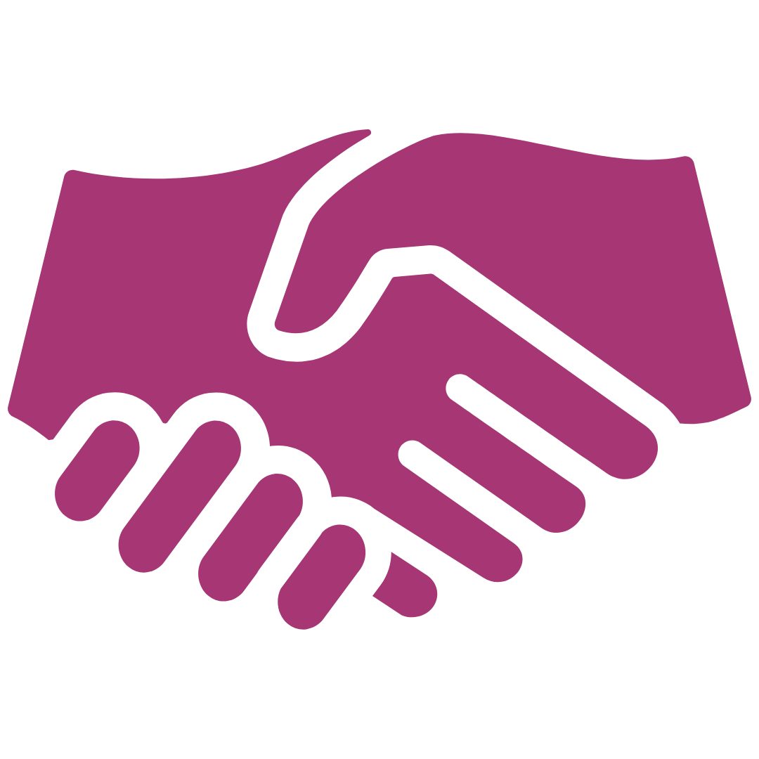 Geometric drawing of an outline square with sections divided by vertical, horizontal, and diagonal lines.