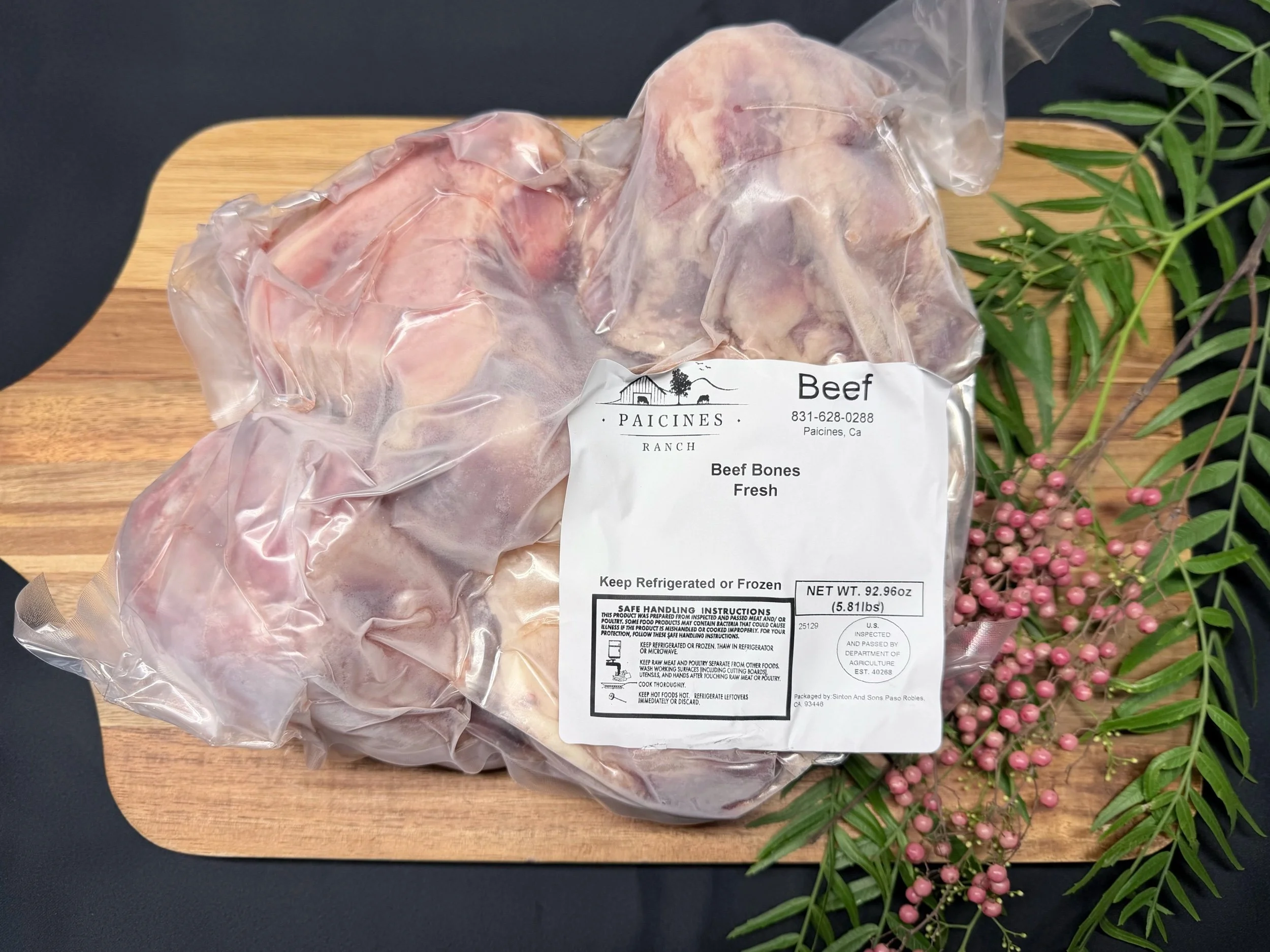 Beef: Soup Bones