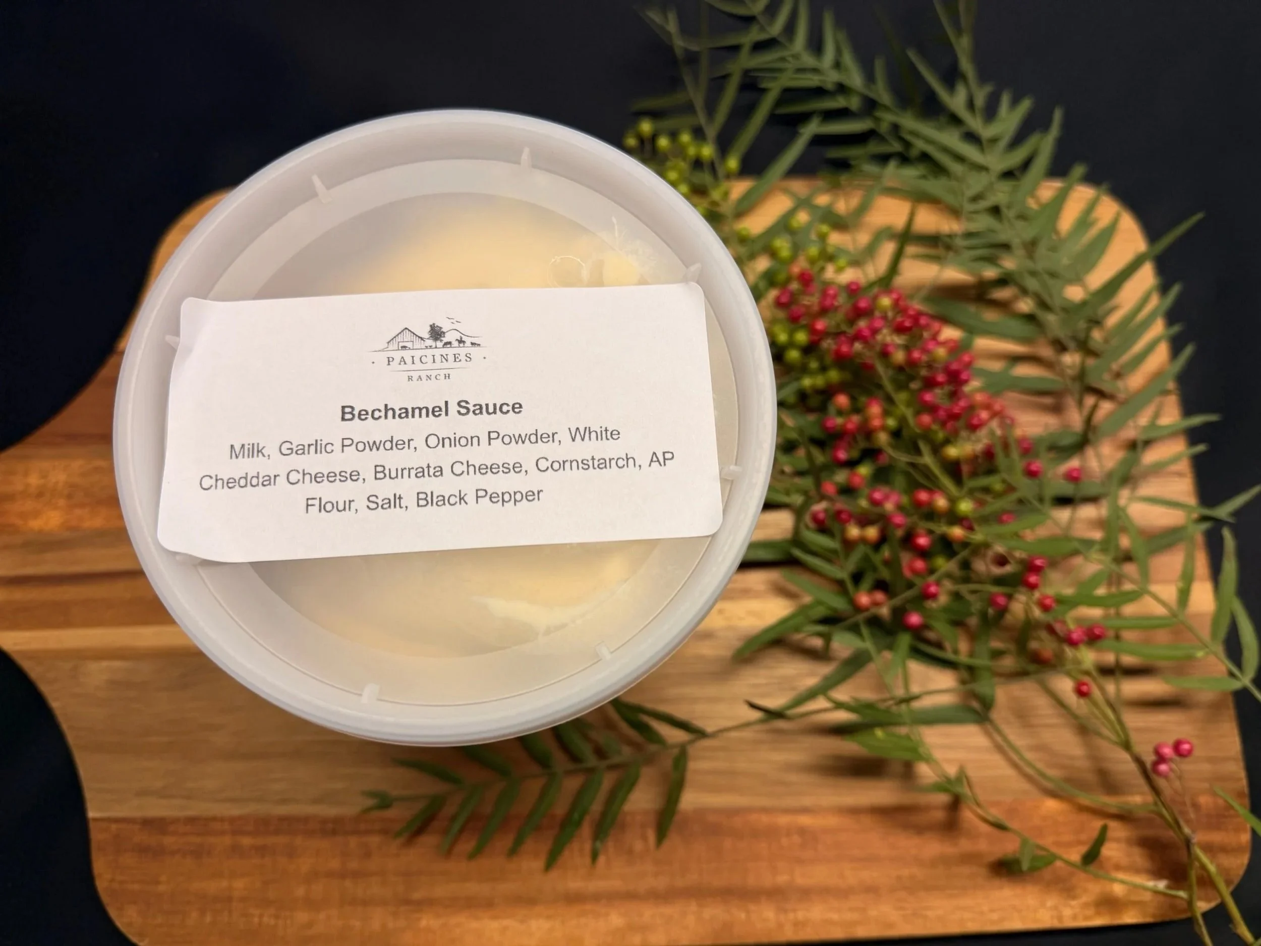 Paicines Ranch Bechamel Sauce