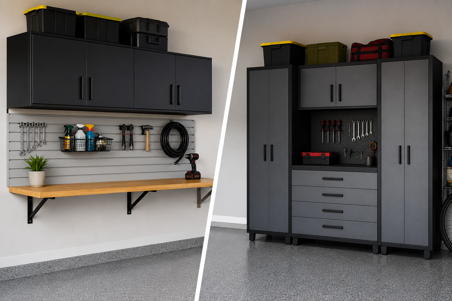 Wall-Mounted vs. Freestanding Garage Cabinets: Which Is the Better Choice?