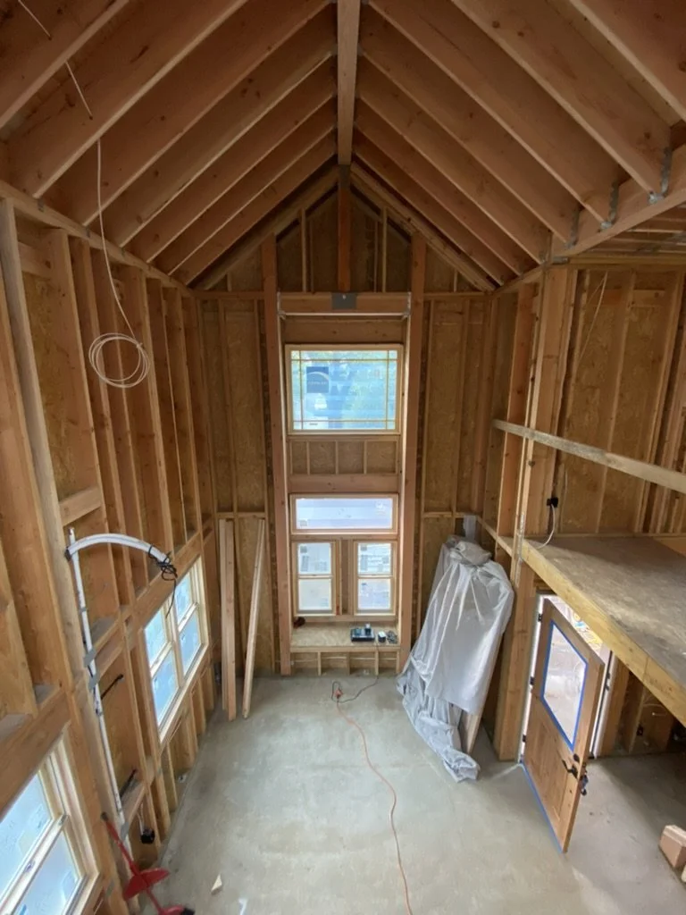 Interior framed living room