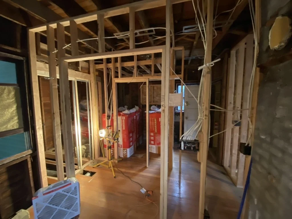 Gut and remodel 1920's craftsman