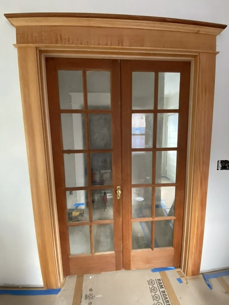 Custom french doors